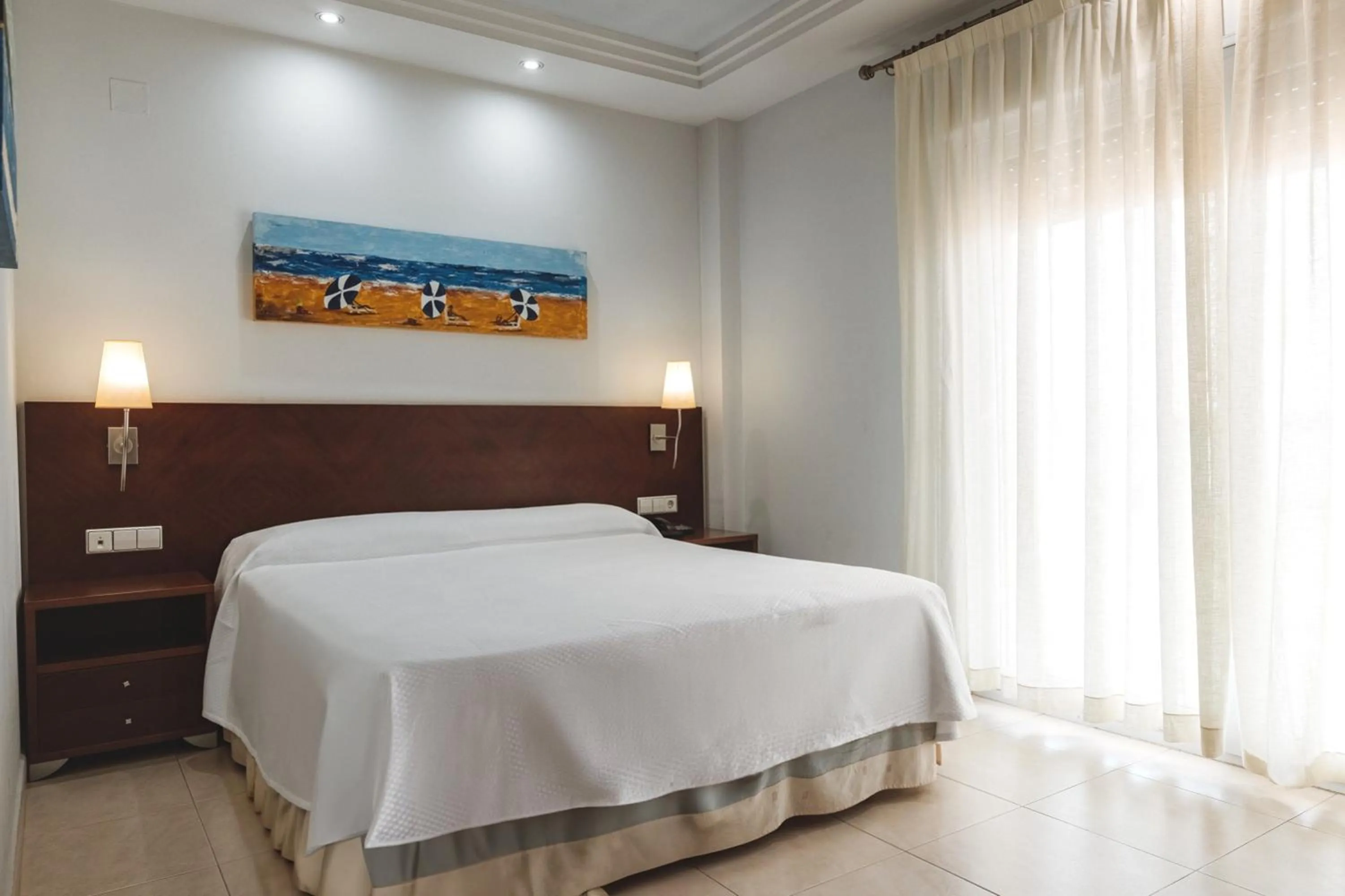 Bed in Hotel Las Gaviotas