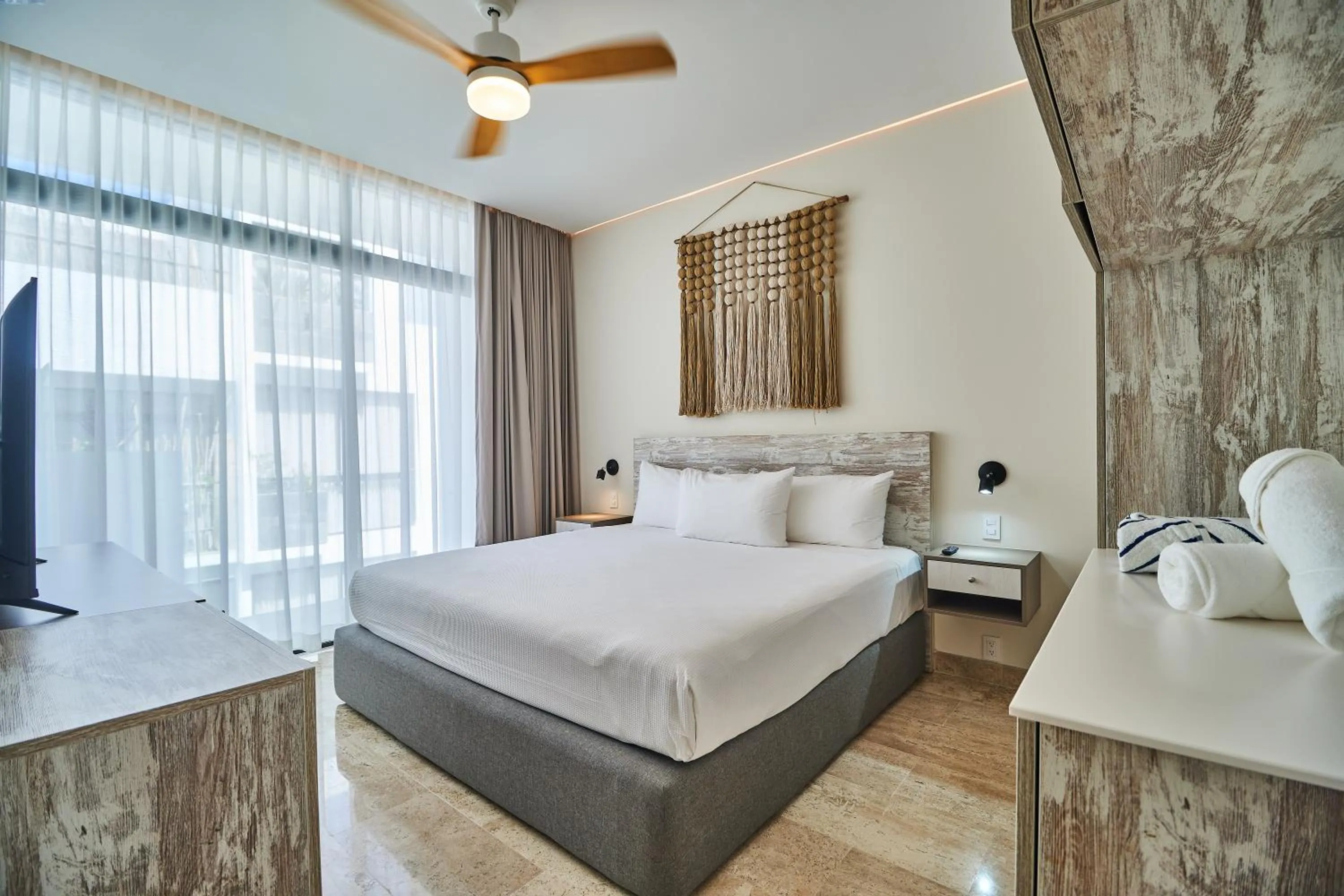 Bed in Best Penthouse with Private Pool in Aldea Zama