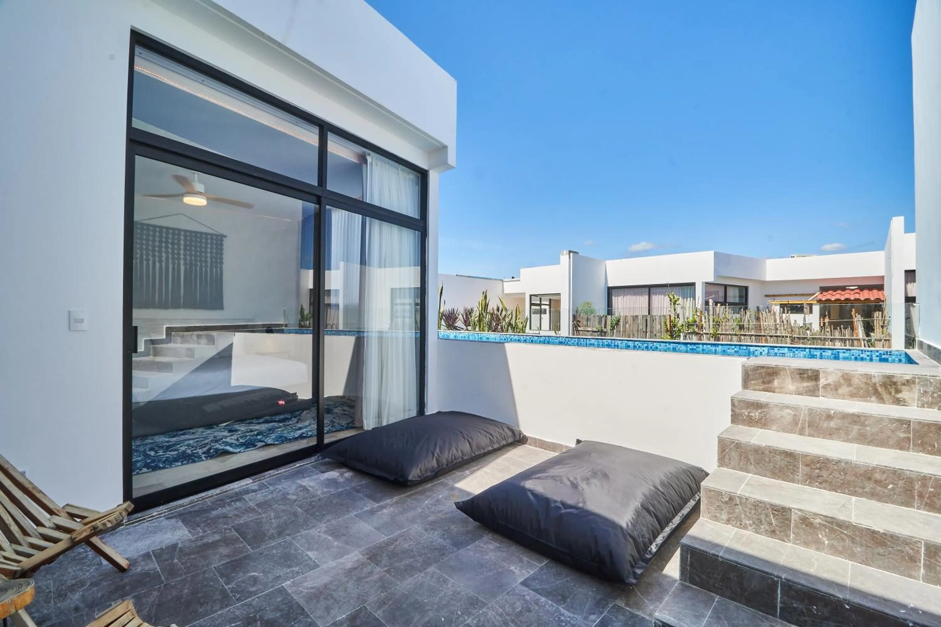 Balcony/Terrace in Best Penthouse with Private Pool in Aldea Zama