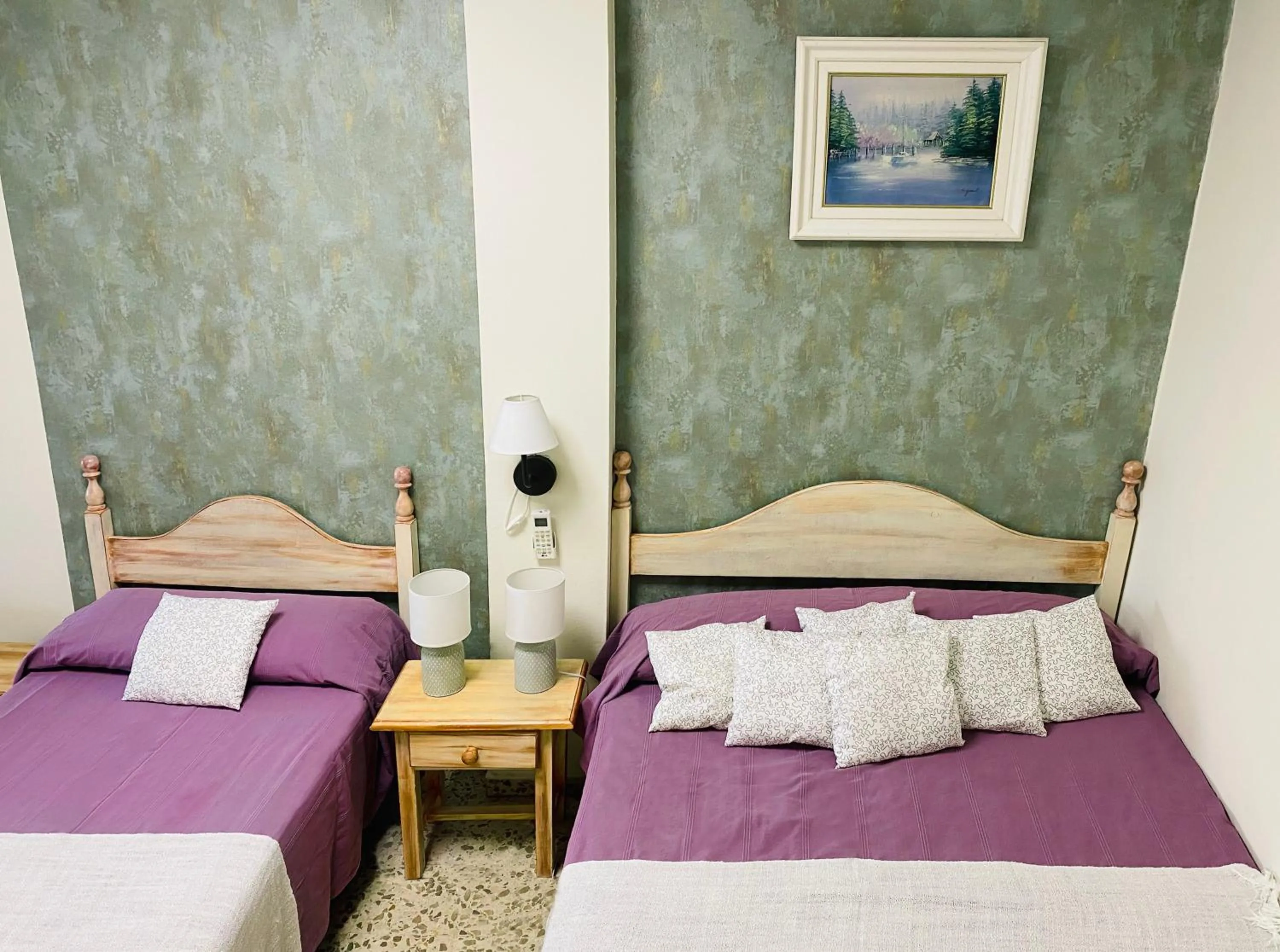 Bed in Hostal Azahara