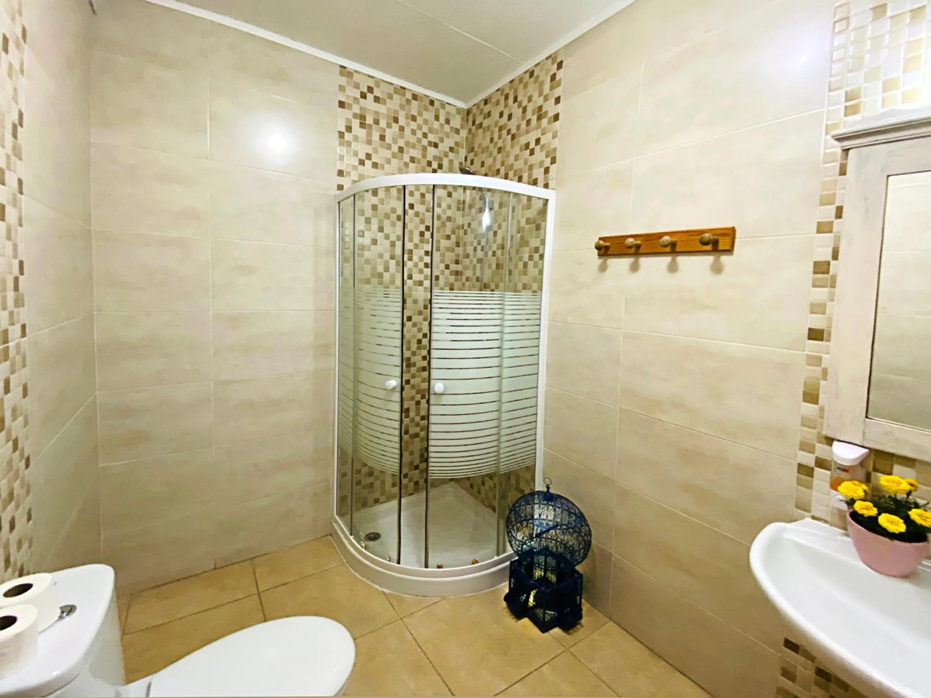 Bathroom in Hostal Azahara