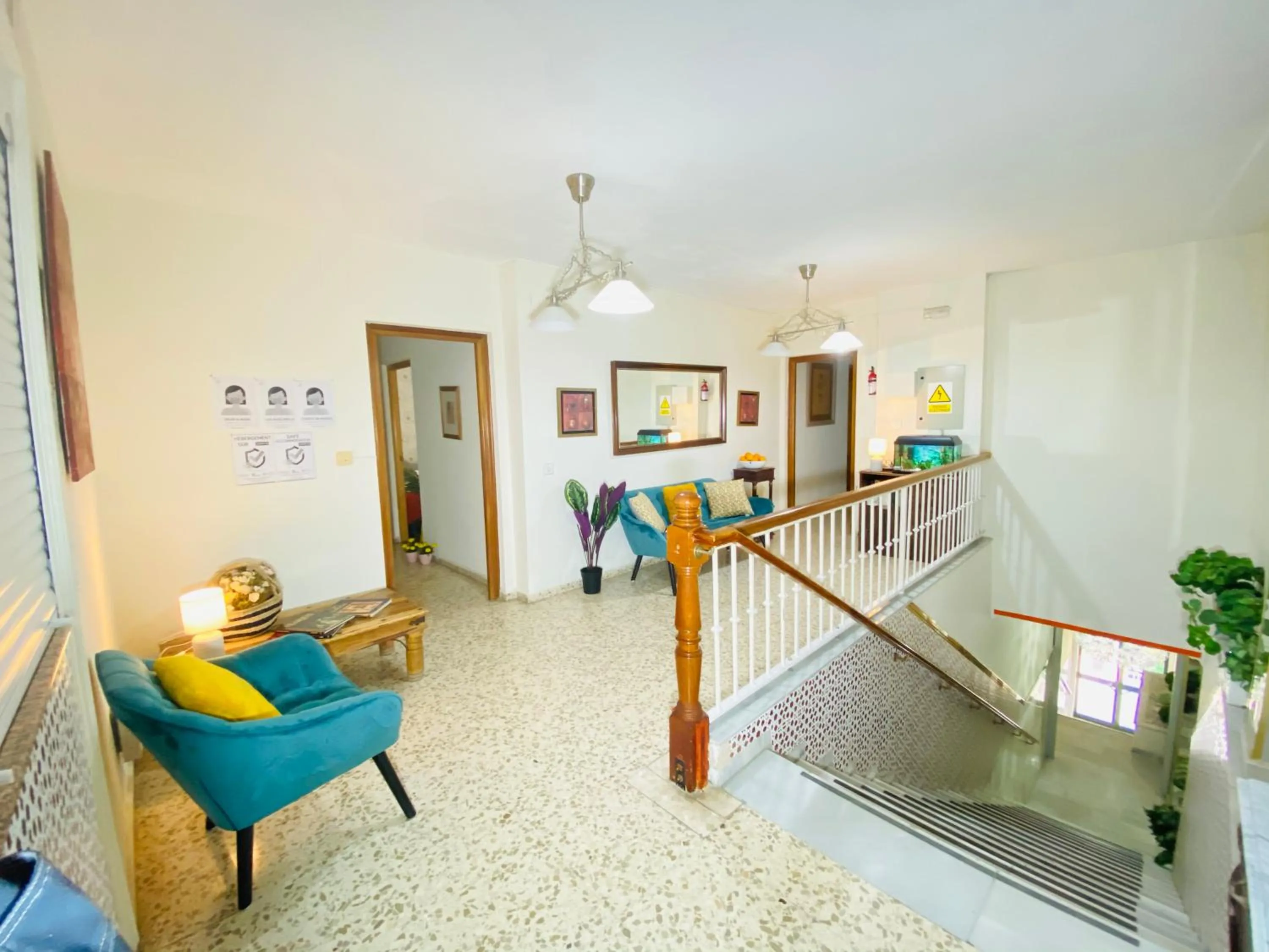 Lobby or reception in Hostal Azahara