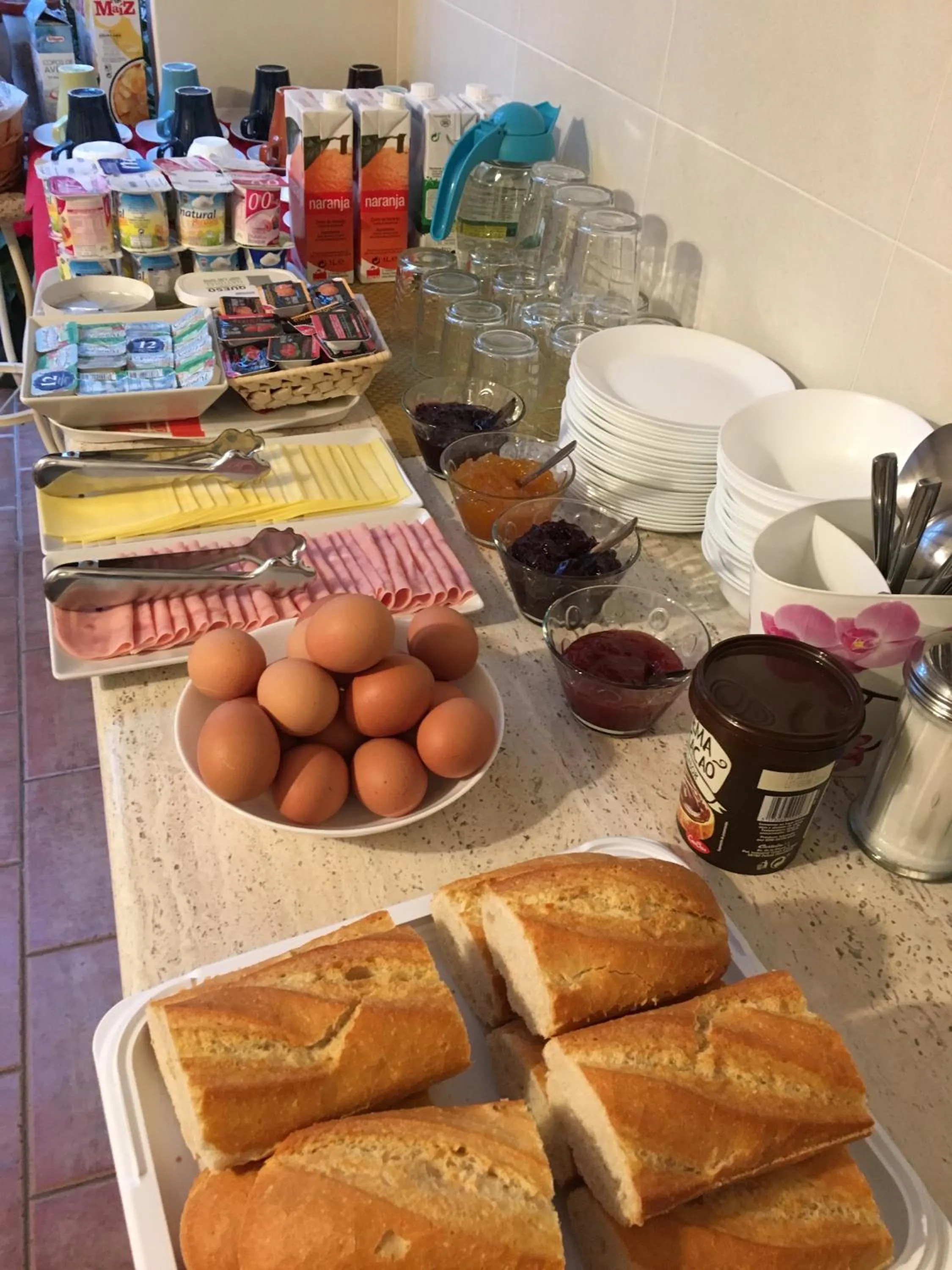 Breakfast in Hostal Azahara