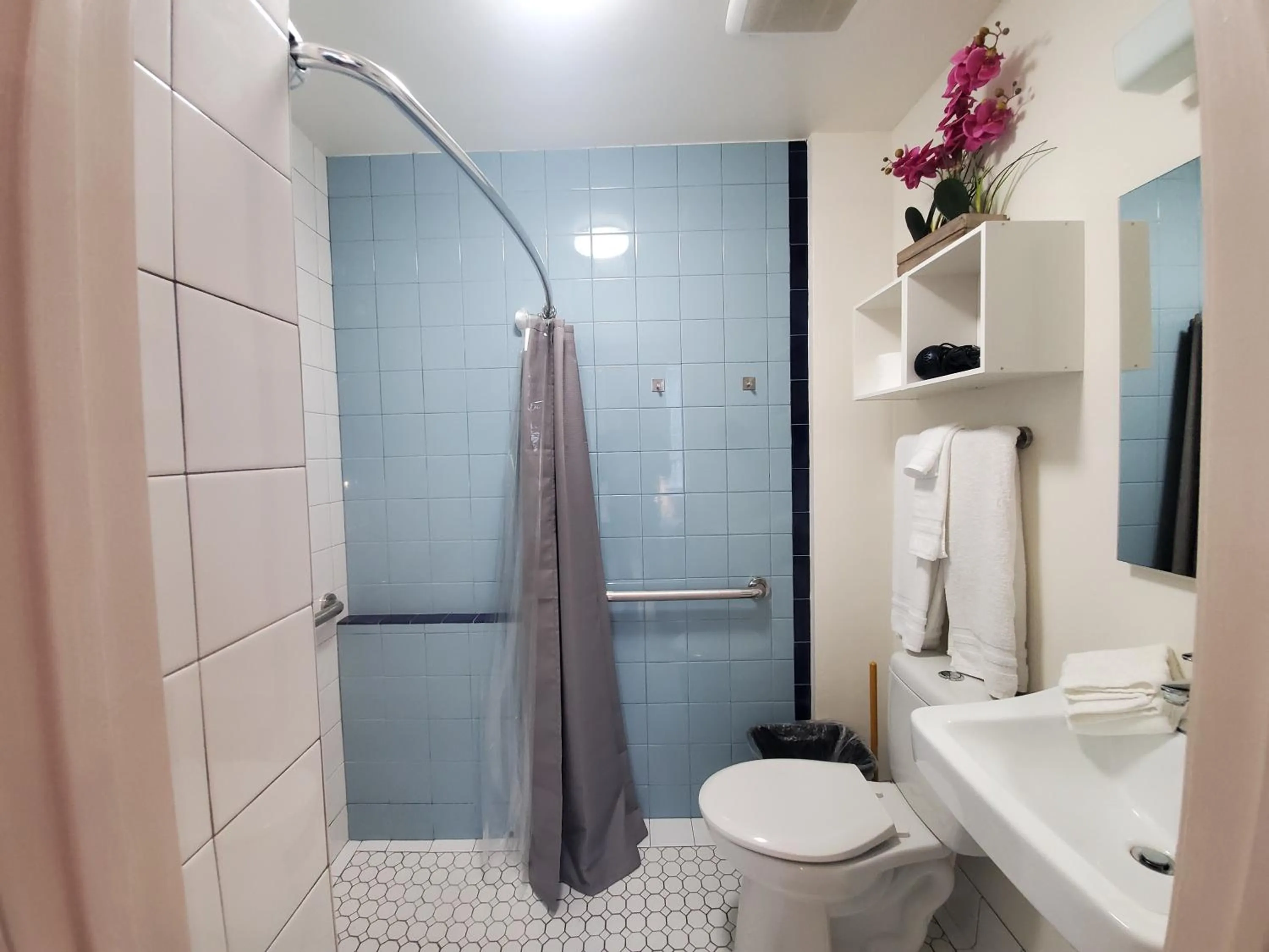 Shower in Somerset Hotel