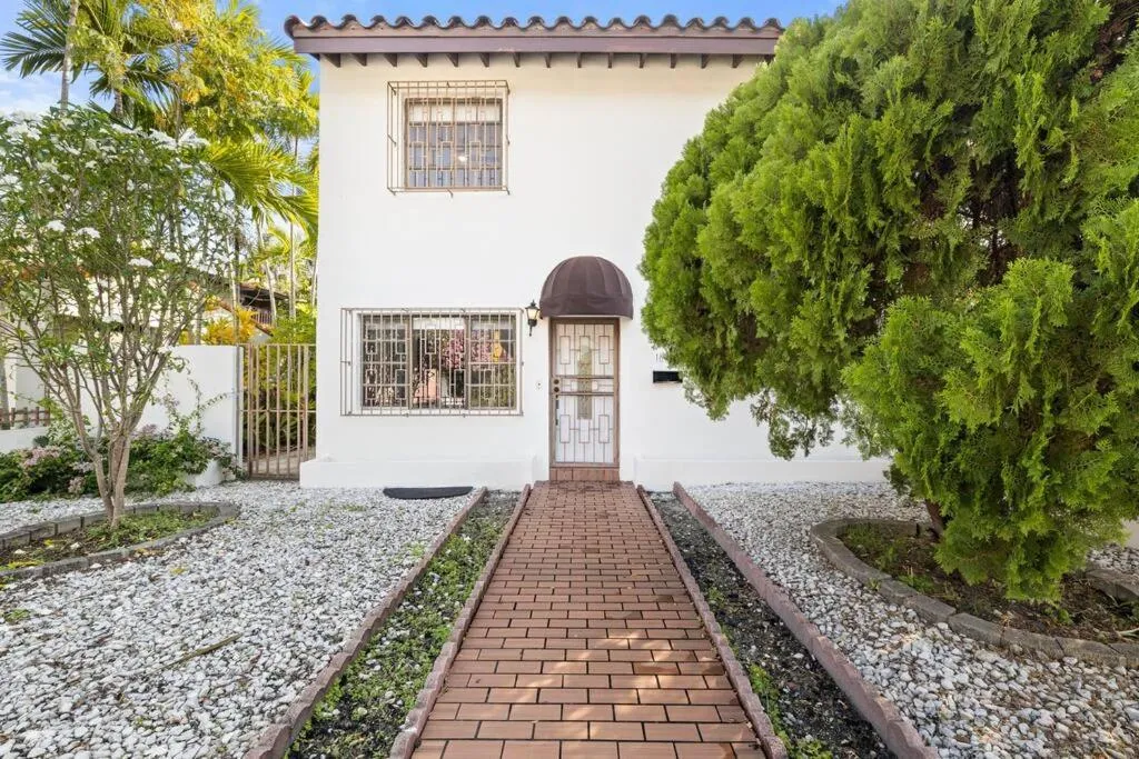 Facade/entrance in Little Havana Retreat - Newly remodeled Villa by Loan Depot Stadium!