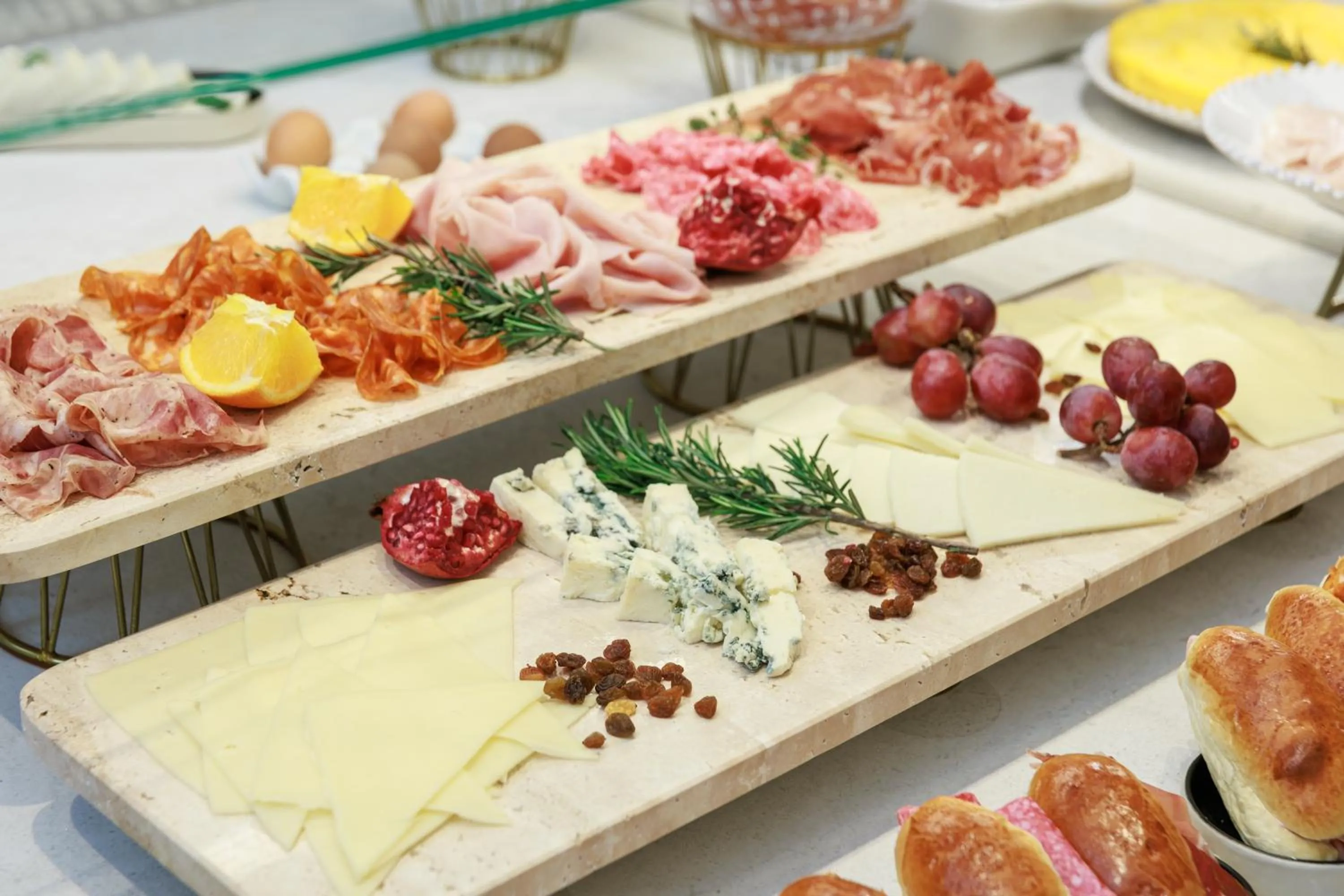 Buffet breakfast in Hotel Medinaceli