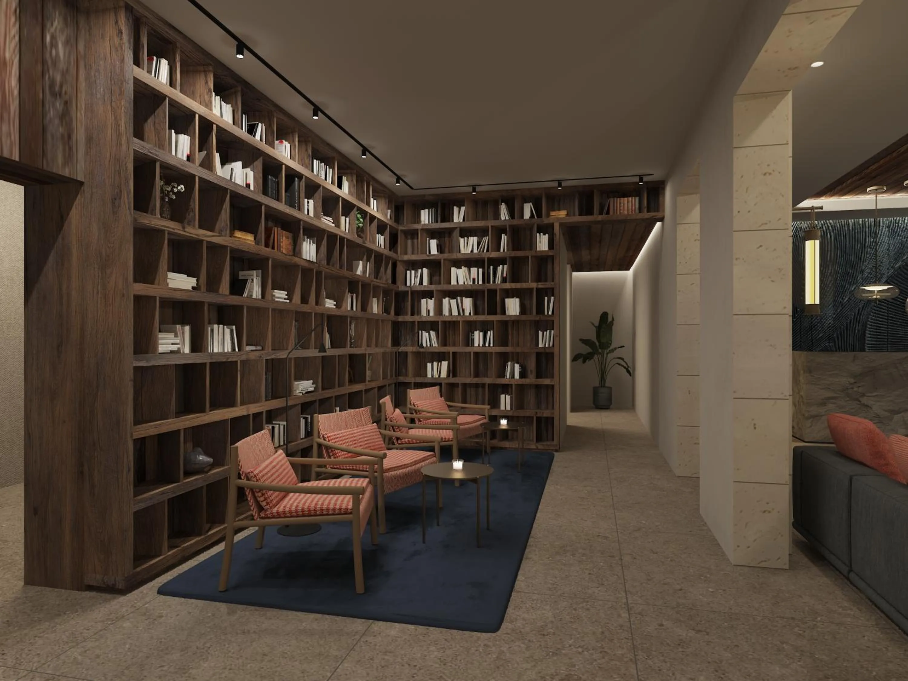 Library in Hotel Medinaceli