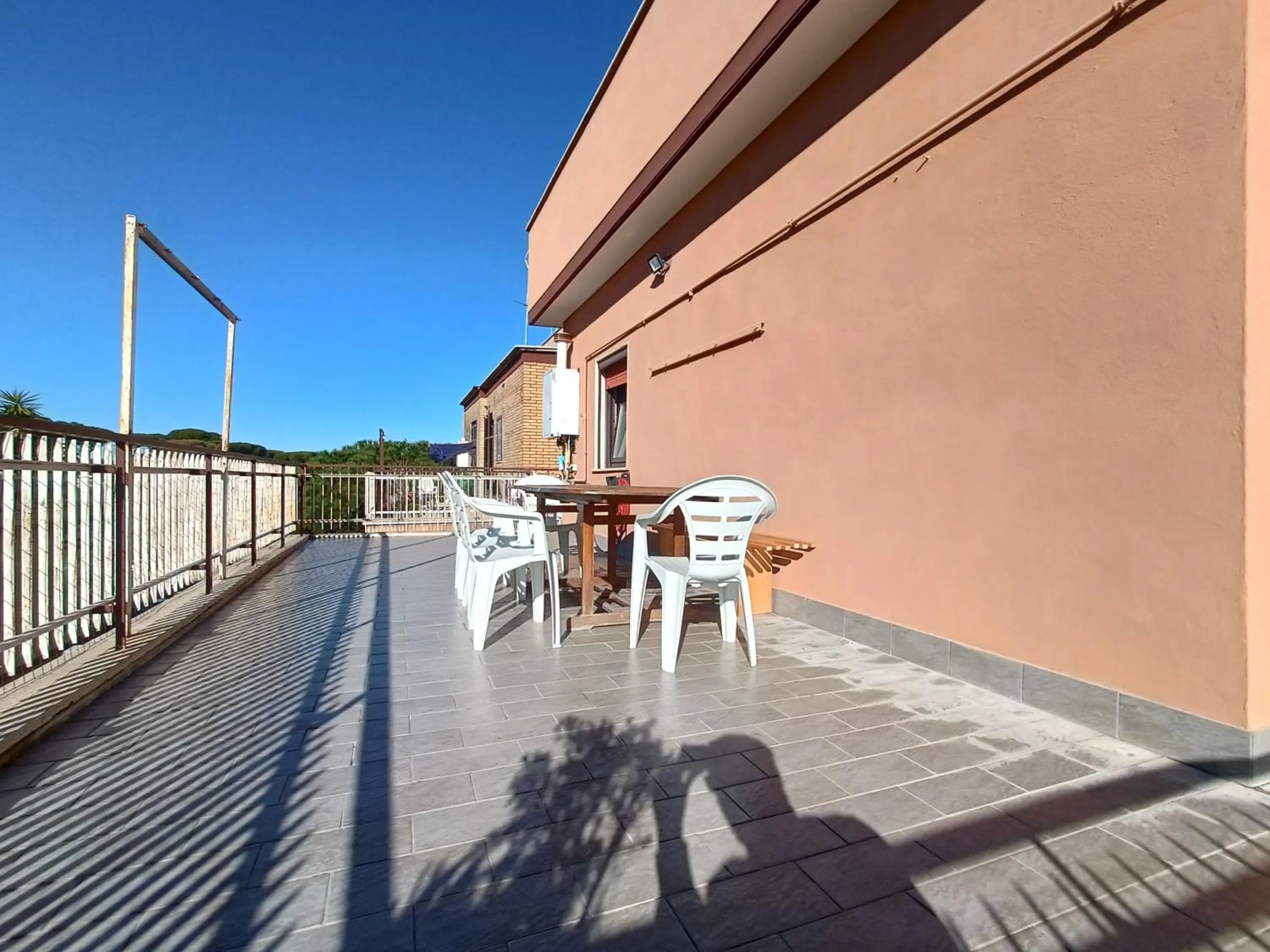 Balcony/Terrace in Avellini - Delightful and Spacious Apartment with terrace - near Metro A Cornelia