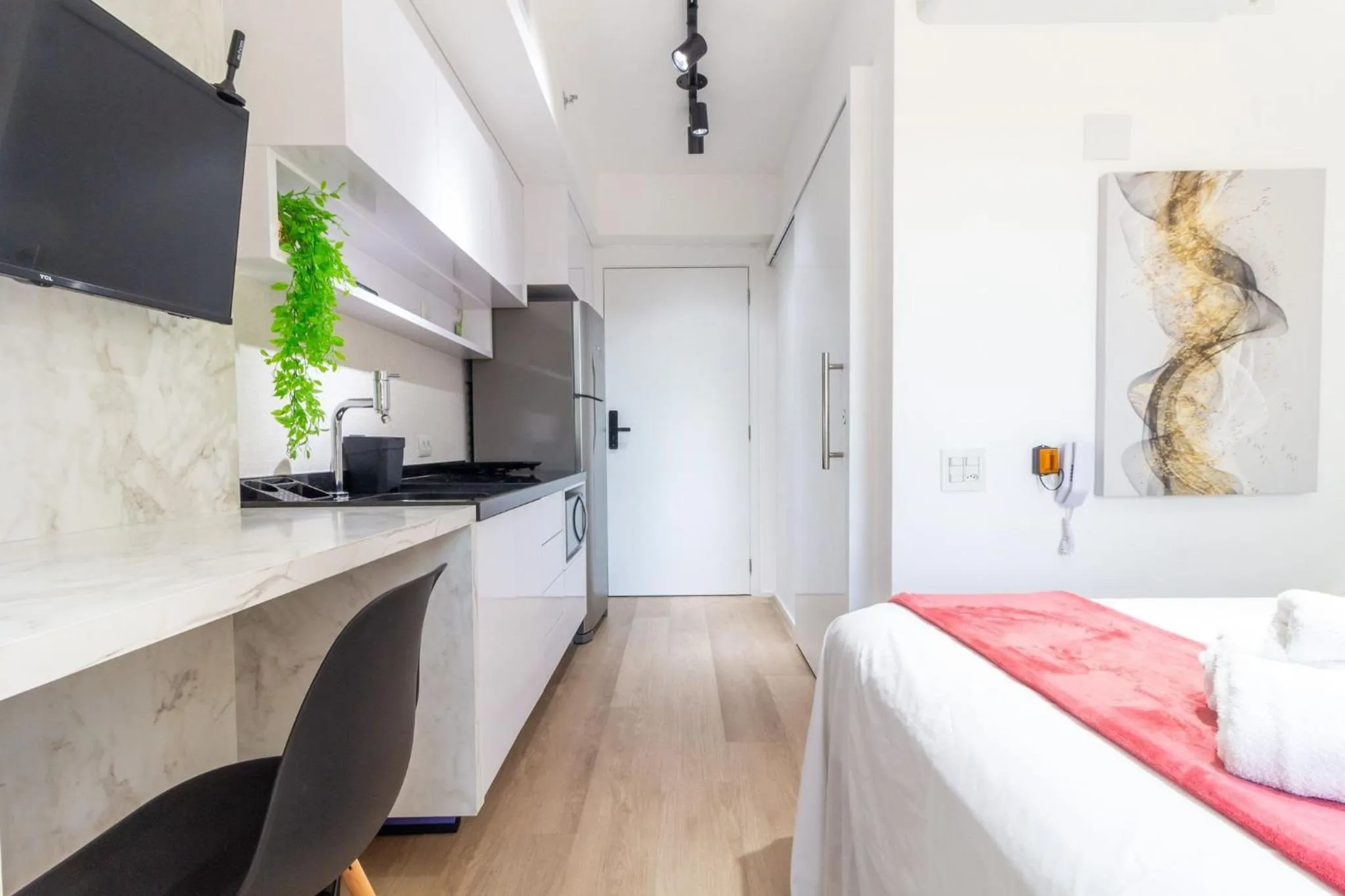 Bed in Canal do Anfitrião | Studios Jauperi