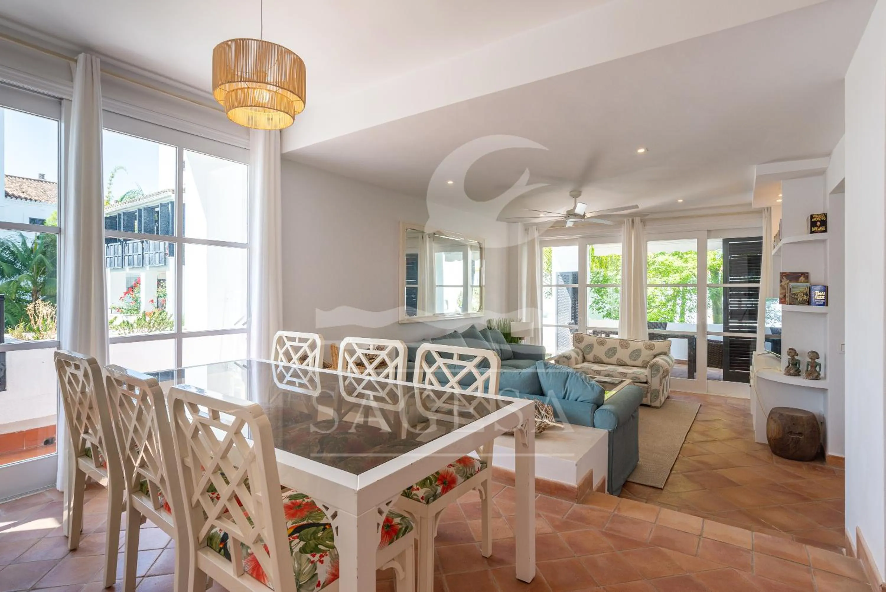 Living room in Jardines de las Golondrinas