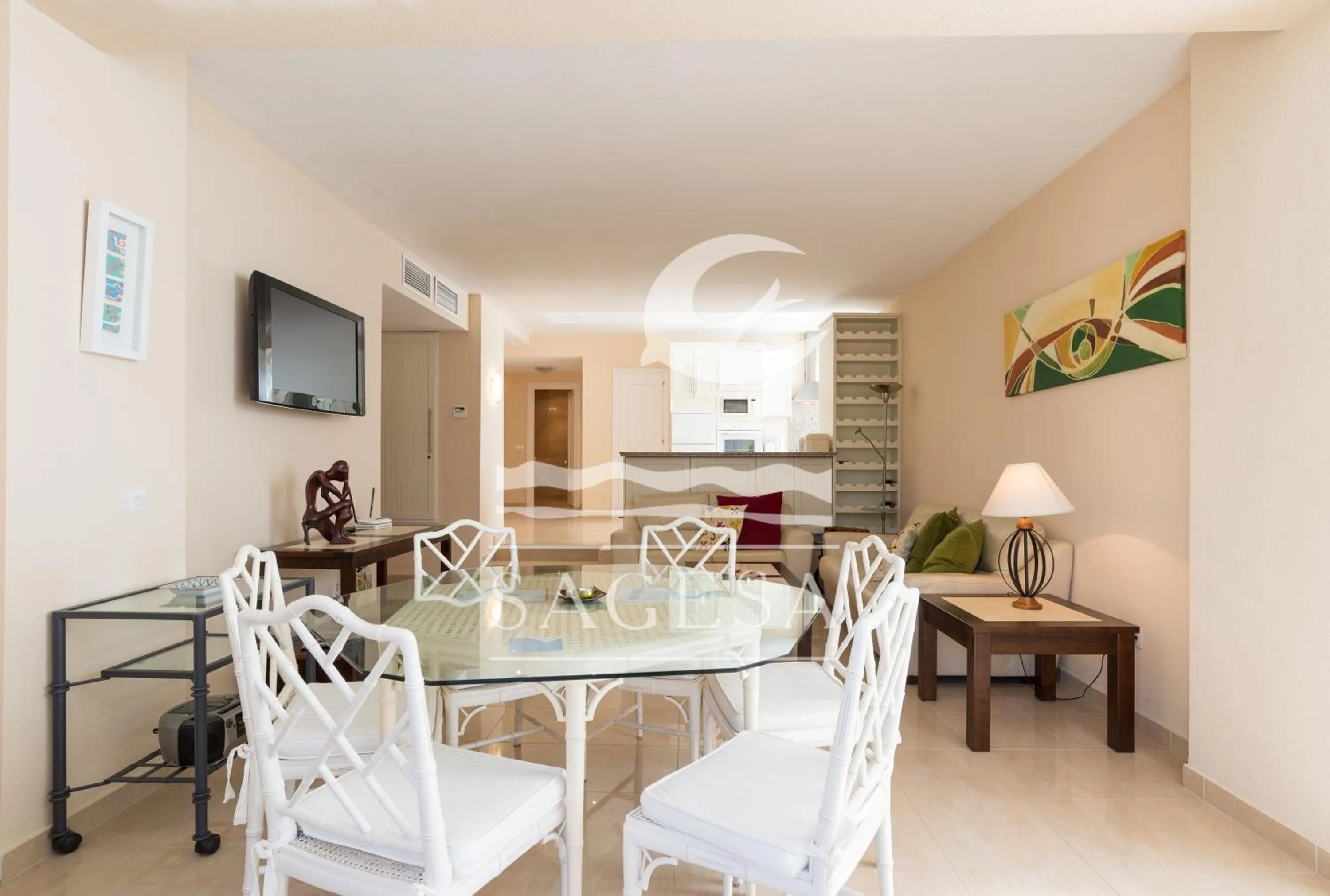 Living room in Jardines de las Golondrinas