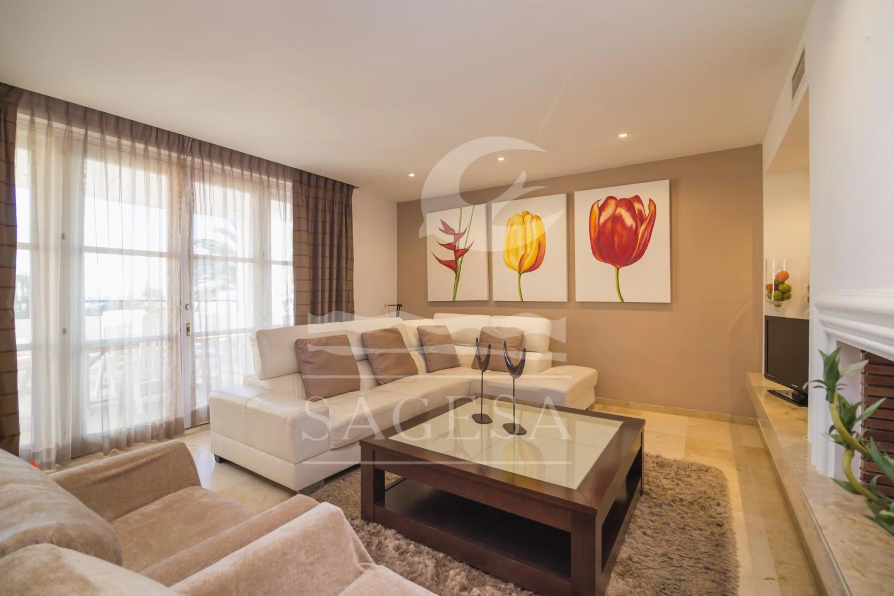 Living room in Jardines de las Golondrinas