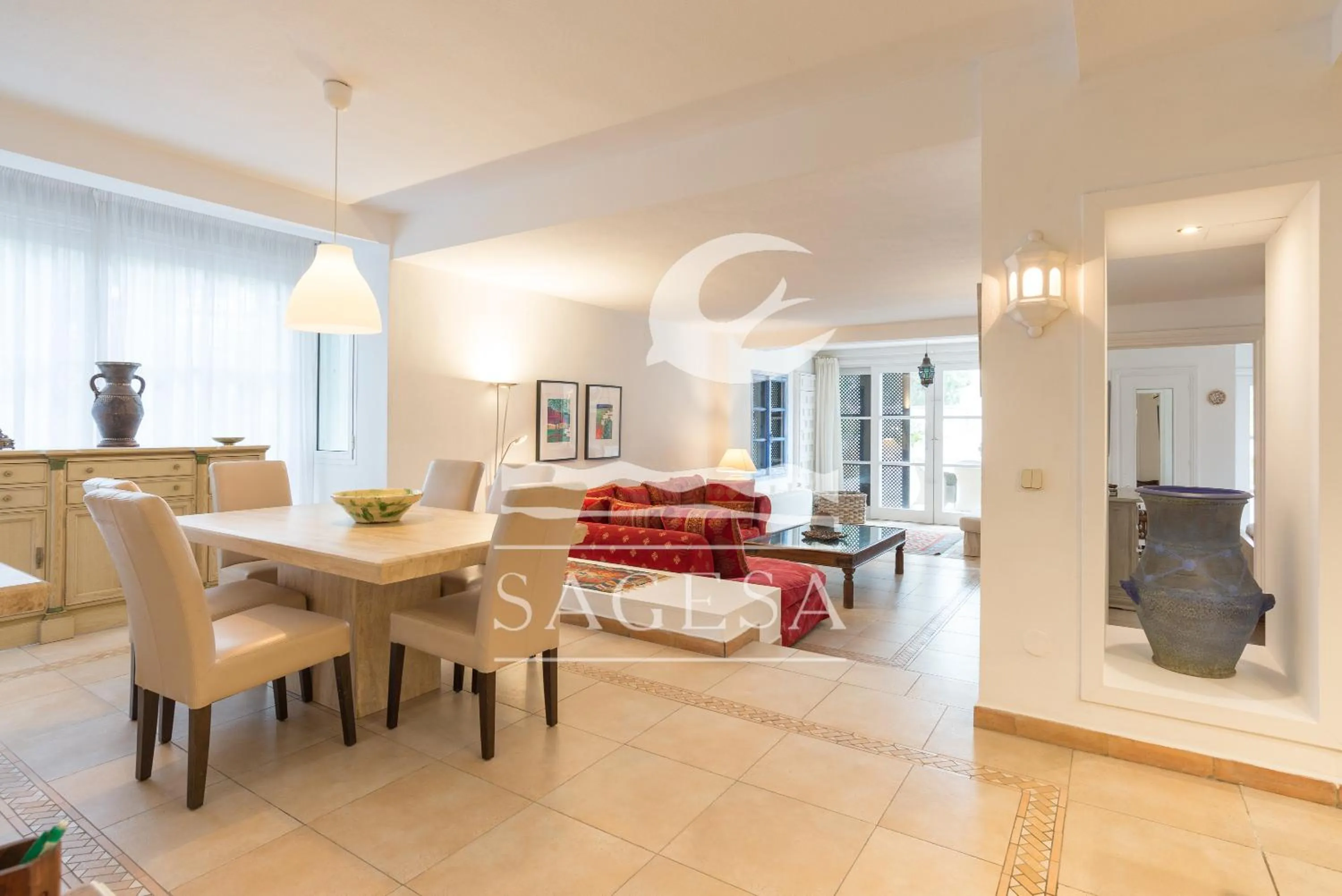 Living room in Jardines de las Golondrinas