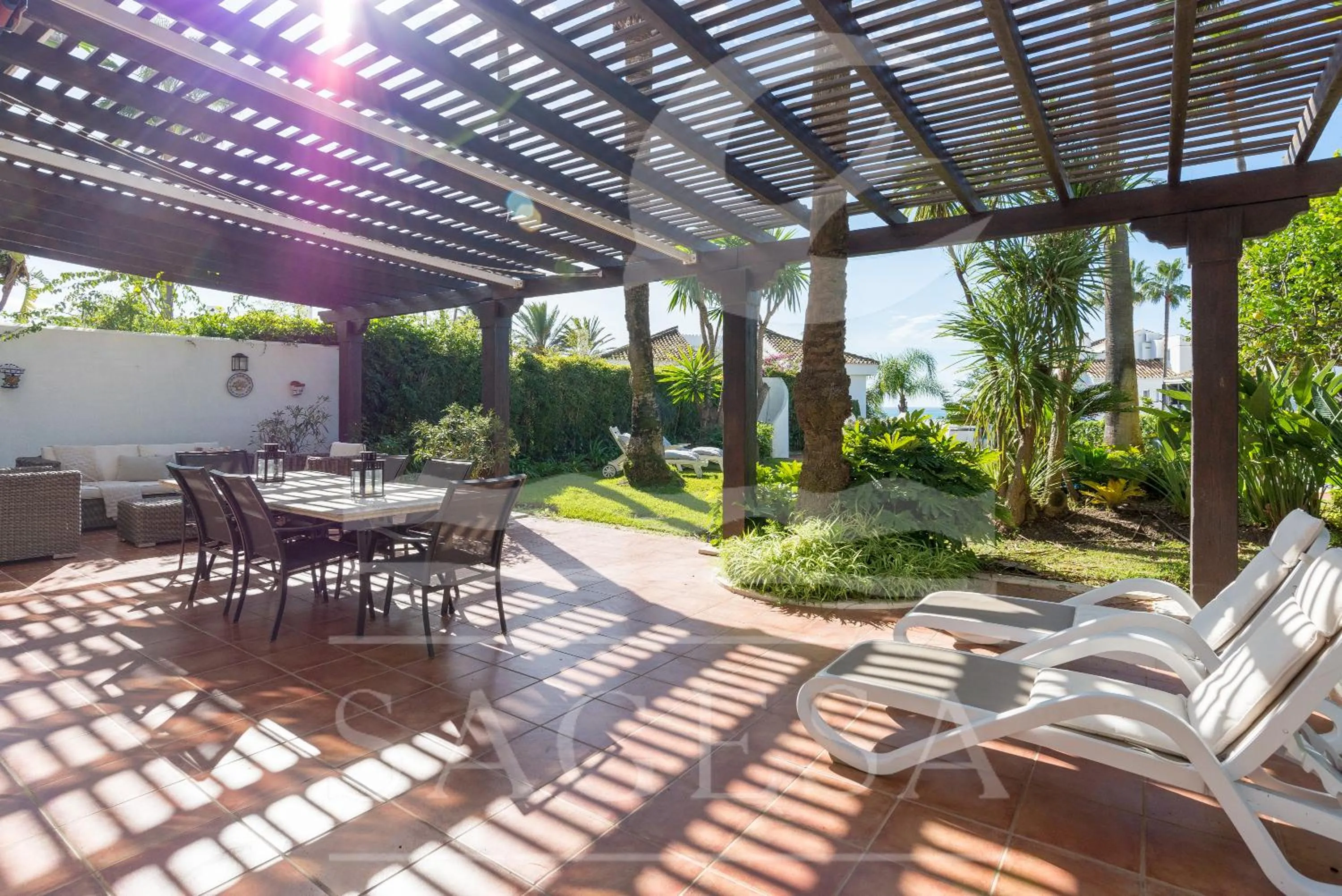 Garden view in Jardines de las Golondrinas
