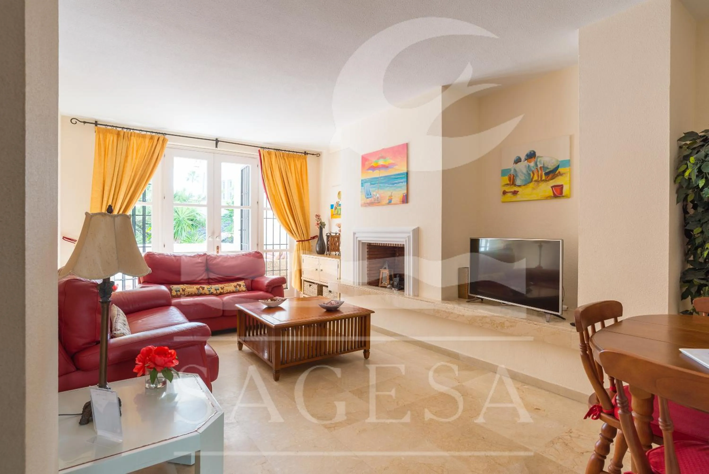 Living room in Jardines de las Golondrinas