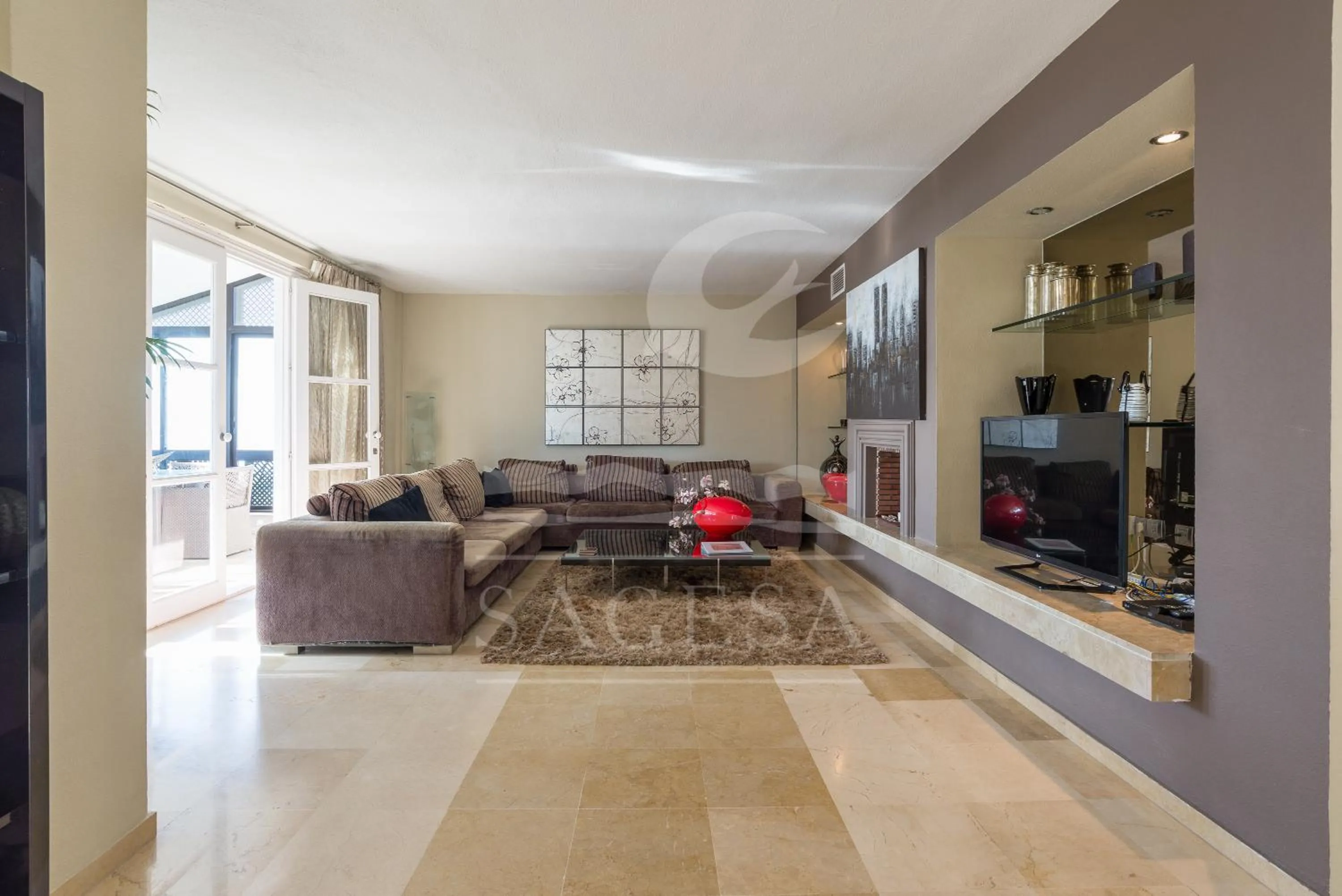 Communal lounge/ TV room in Jardines de las Golondrinas