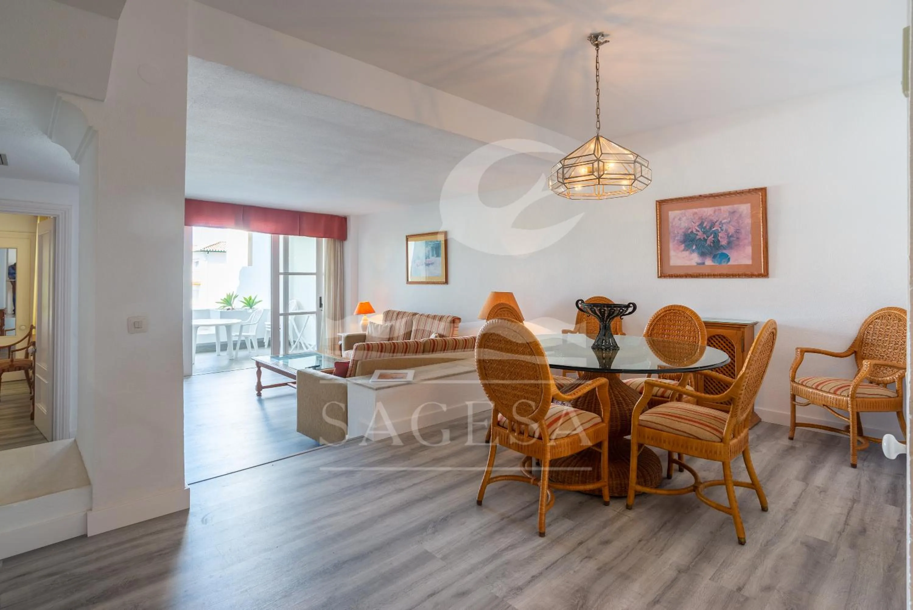 Dining area in Jardines de las Golondrinas