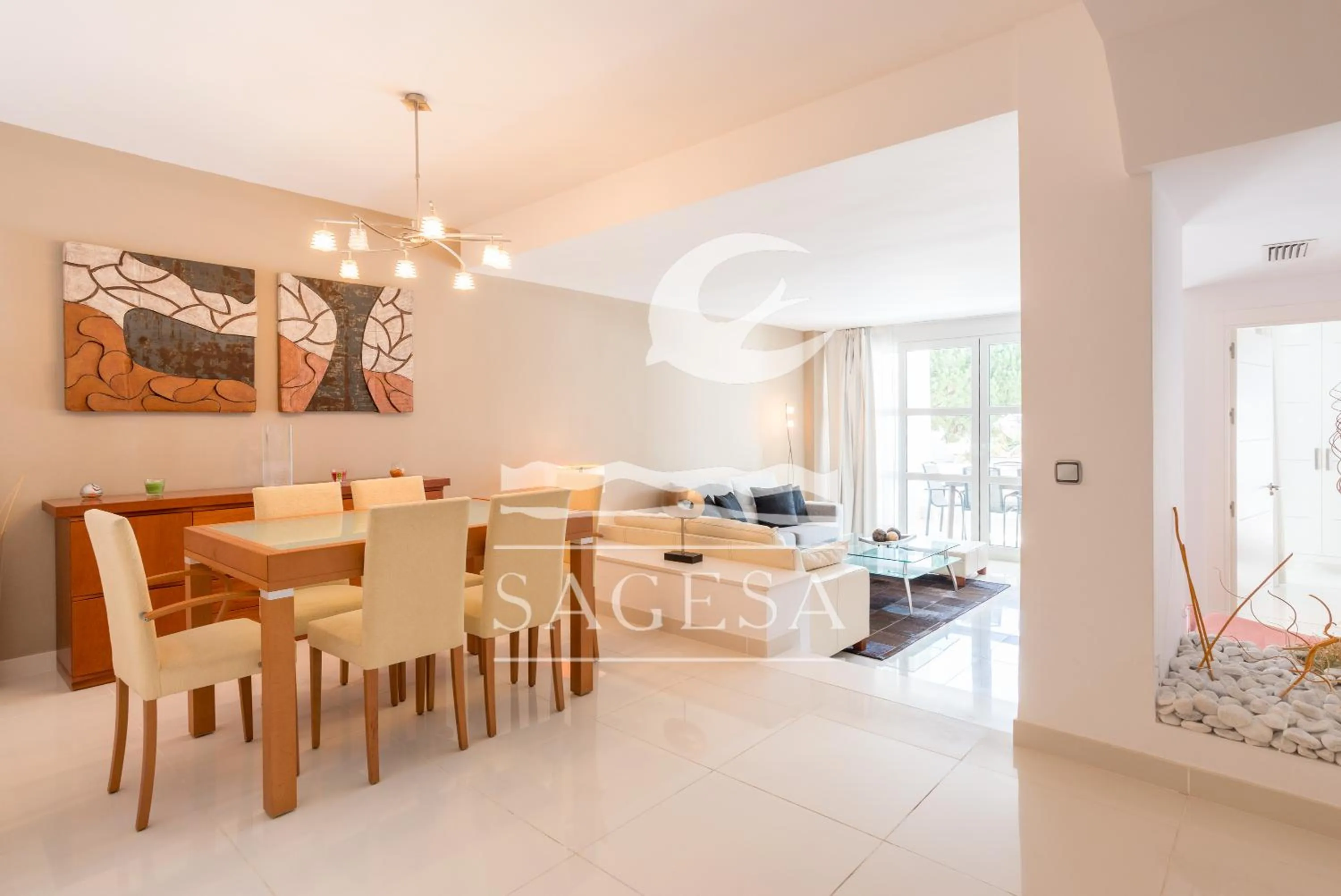 Living room in Jardines de las Golondrinas