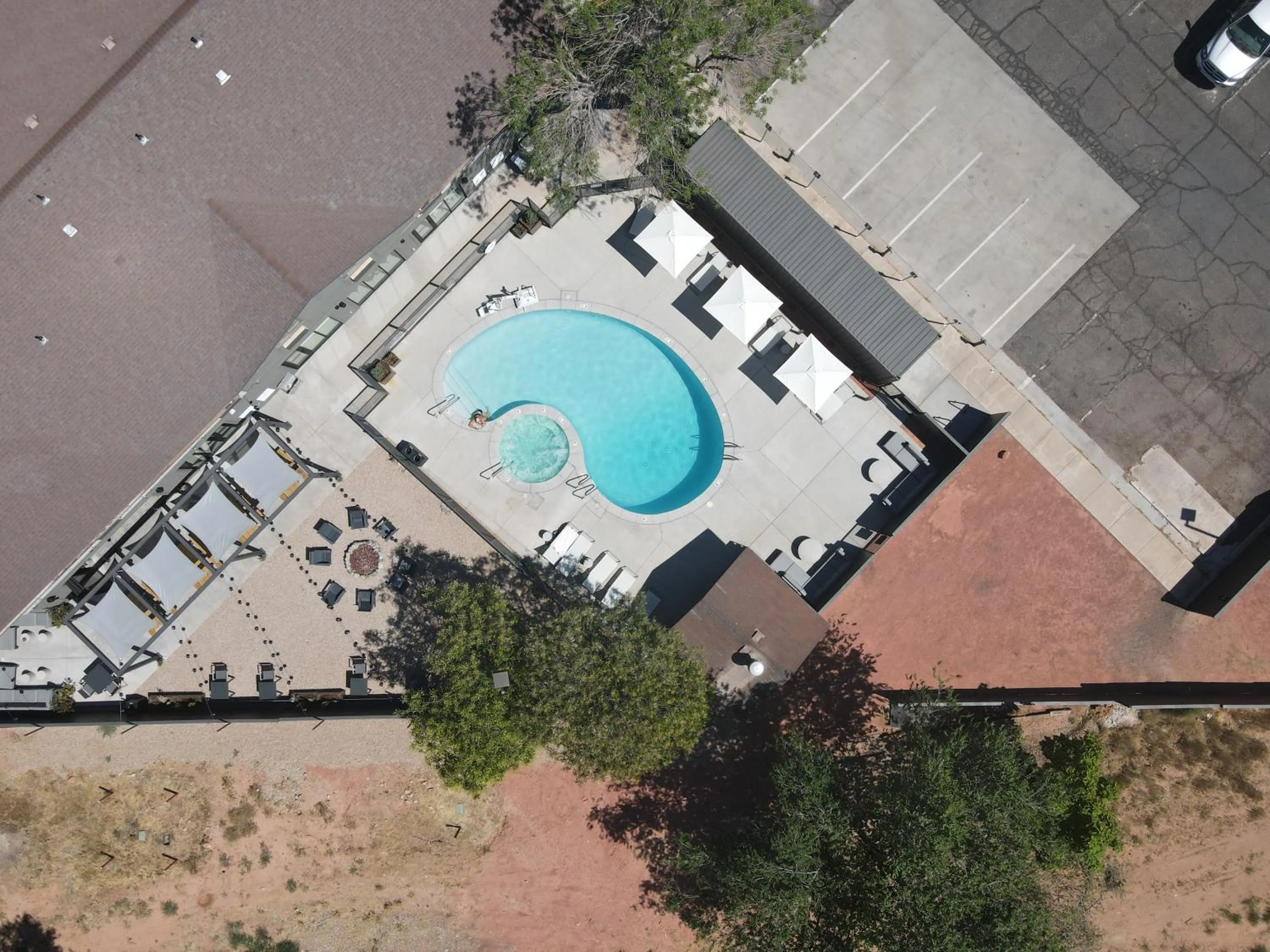 Swimming pool in Field Station Moab