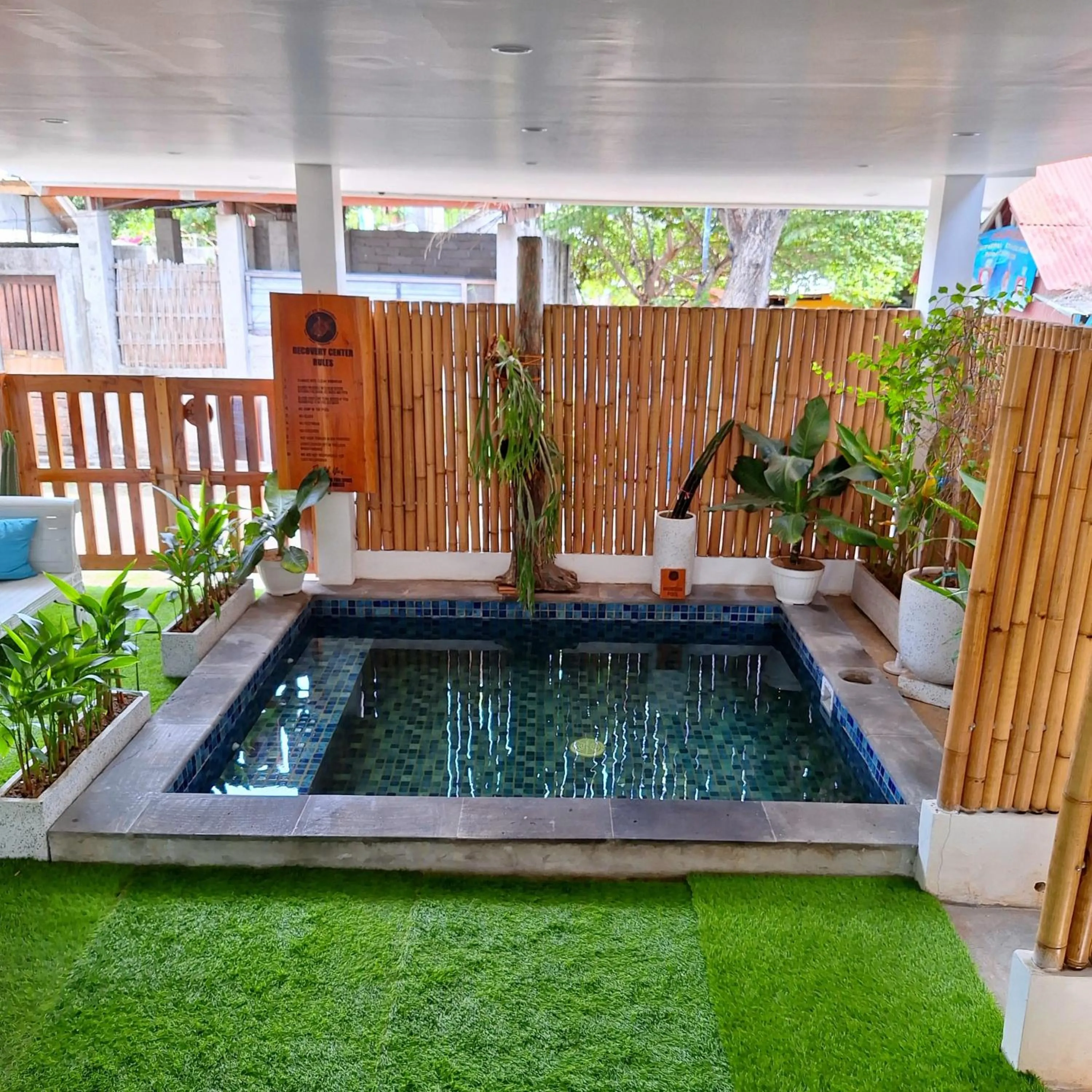 Sauna in Oasis Villas