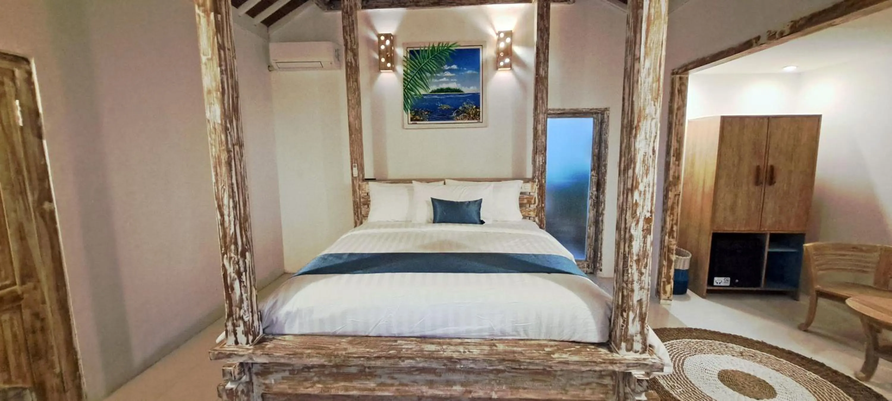 Bed in Oasis Villas
