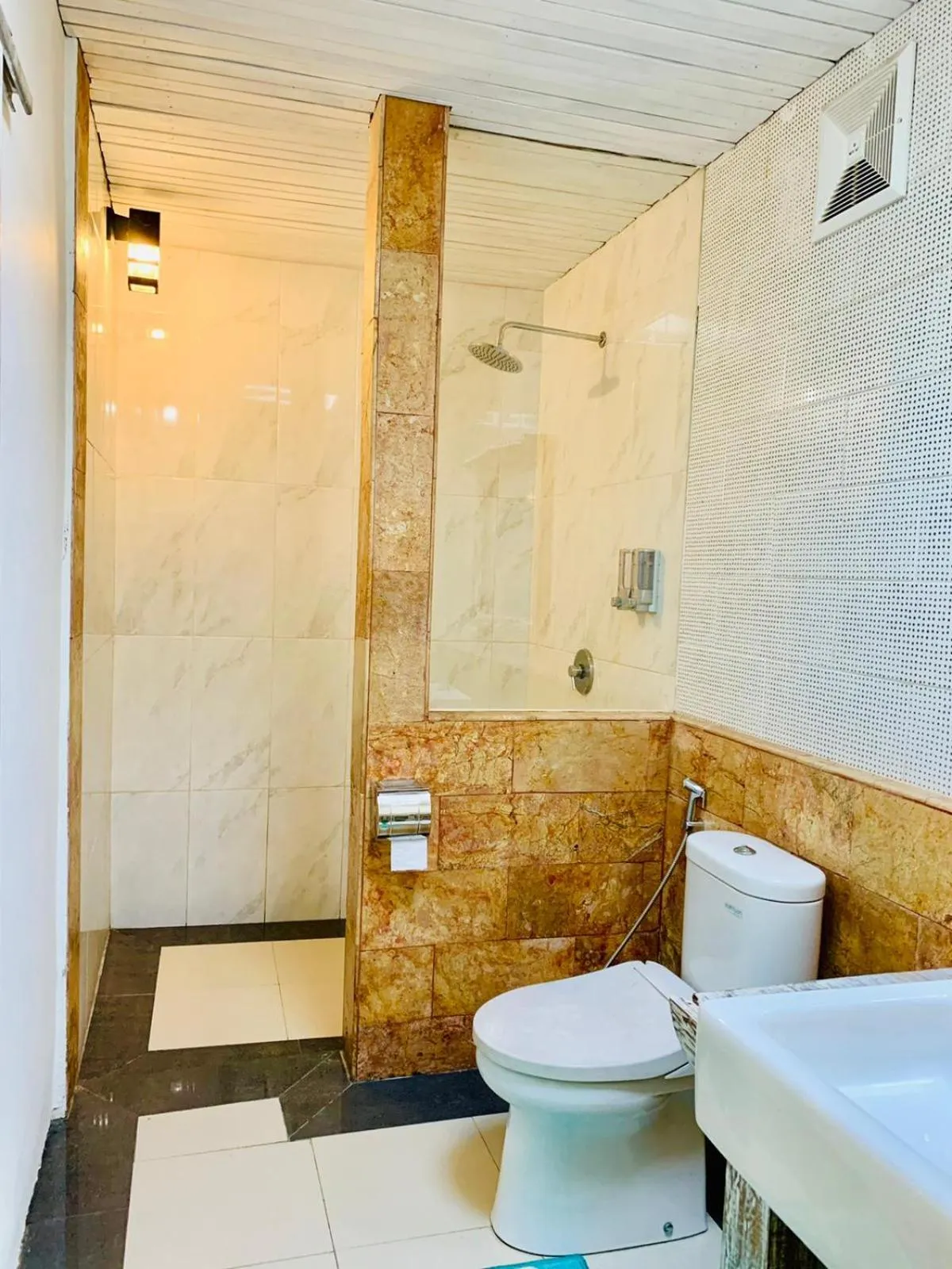 Shower in Oasis Villas