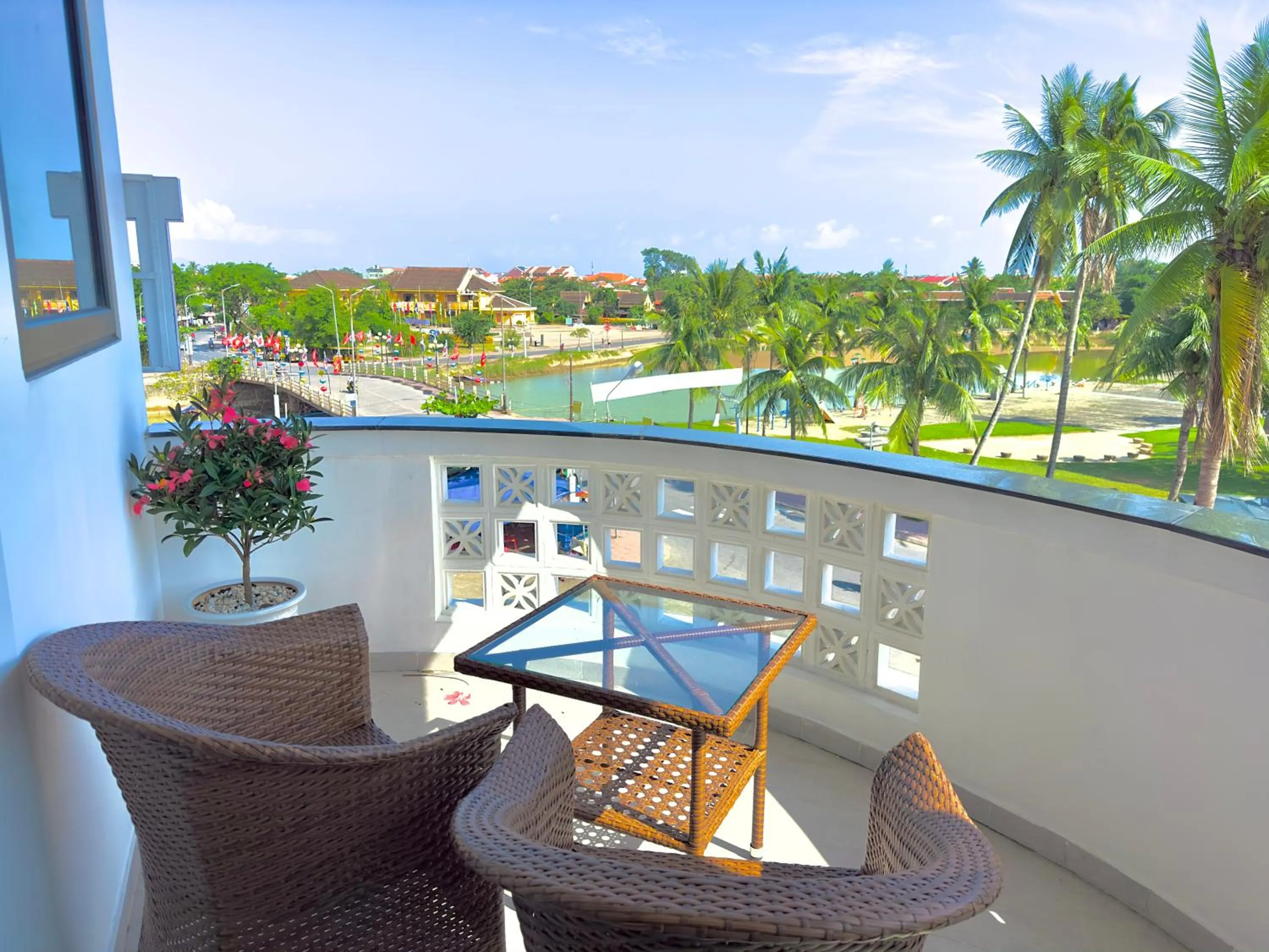 Balcony/Terrace in The Present River Villa Hoi An