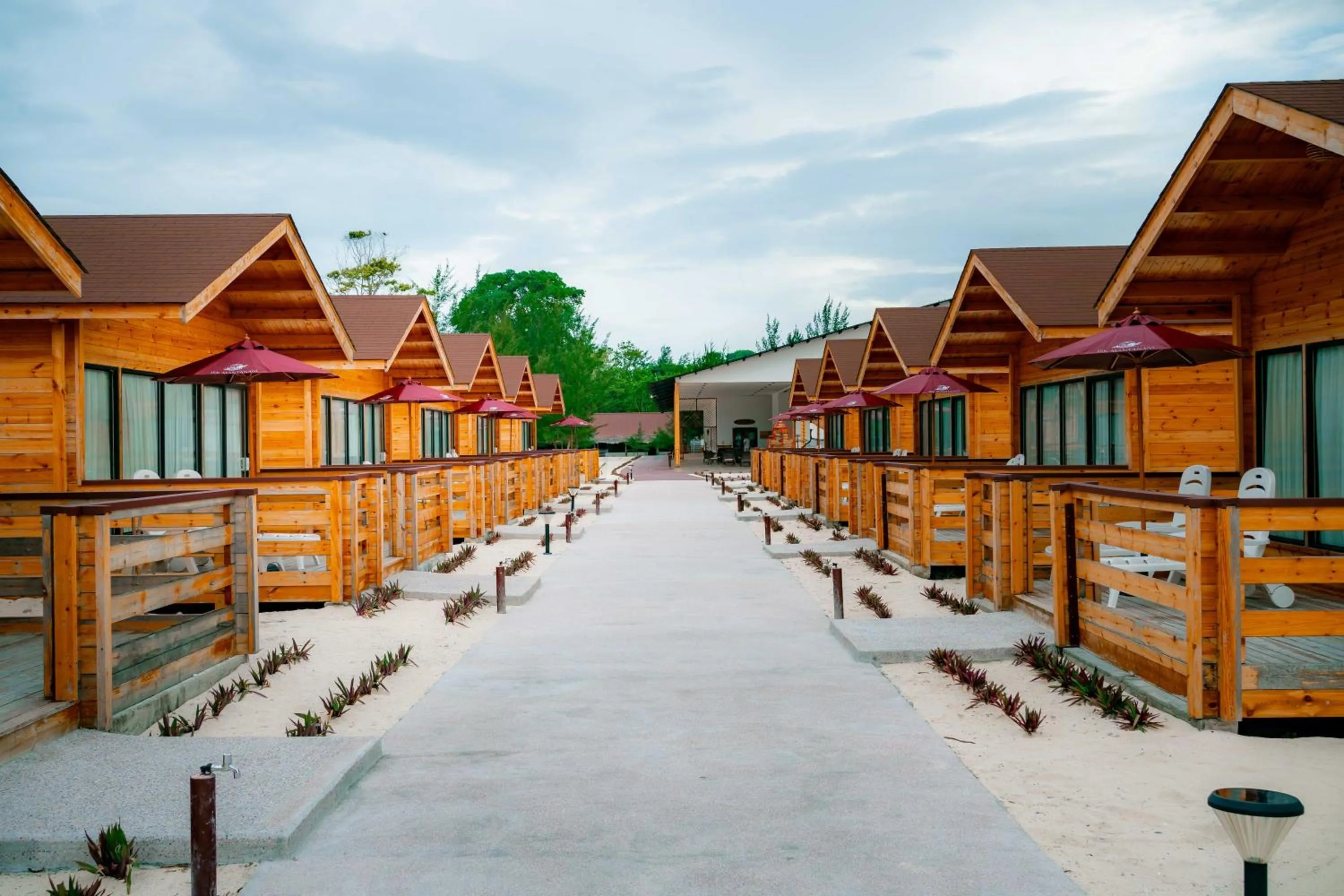 Property building in JSK Mantanani Island Resorts