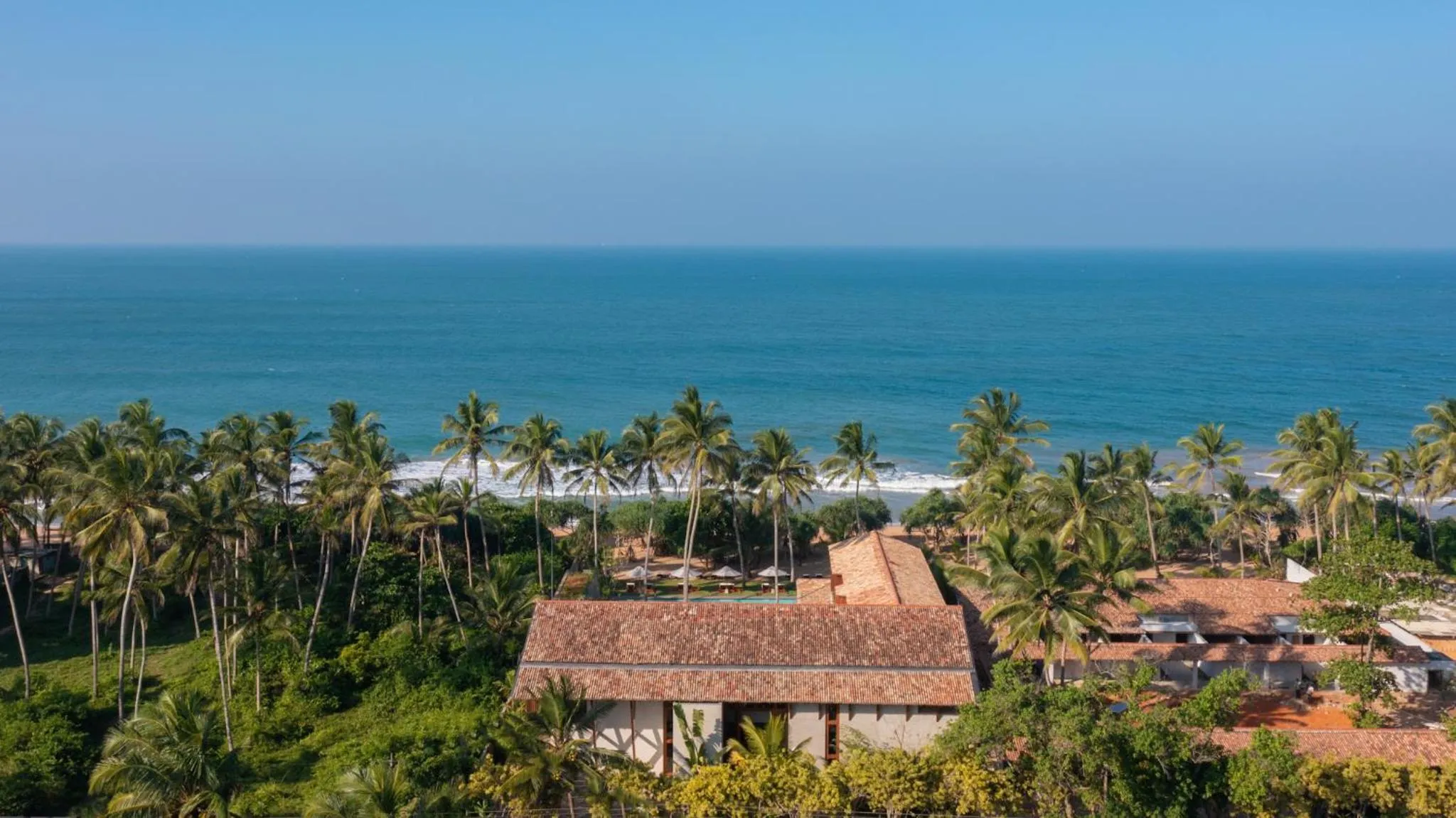 Natural landscape in Villa Thamburu, Bentota