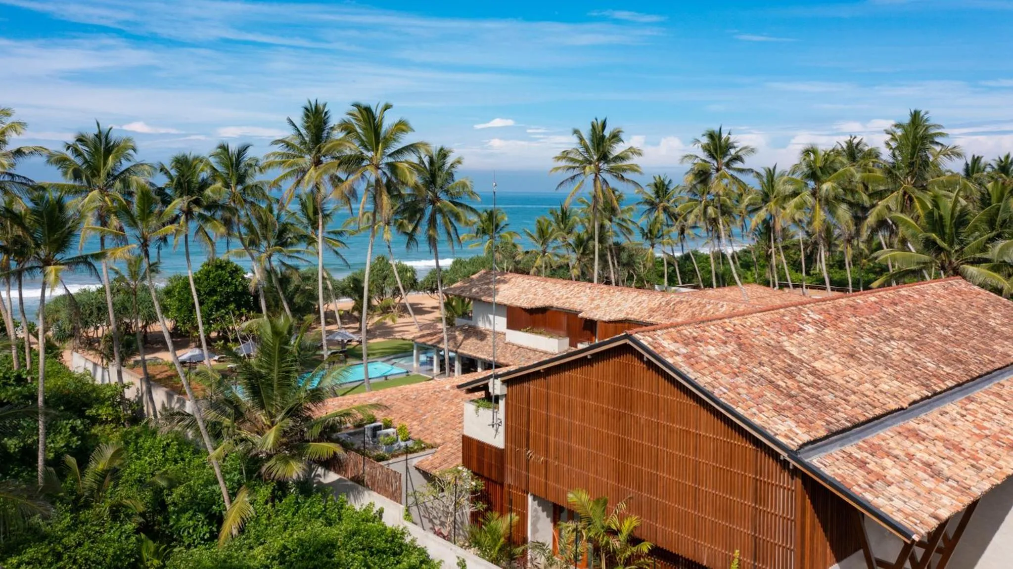 Property building in Villa Thamburu, Bentota