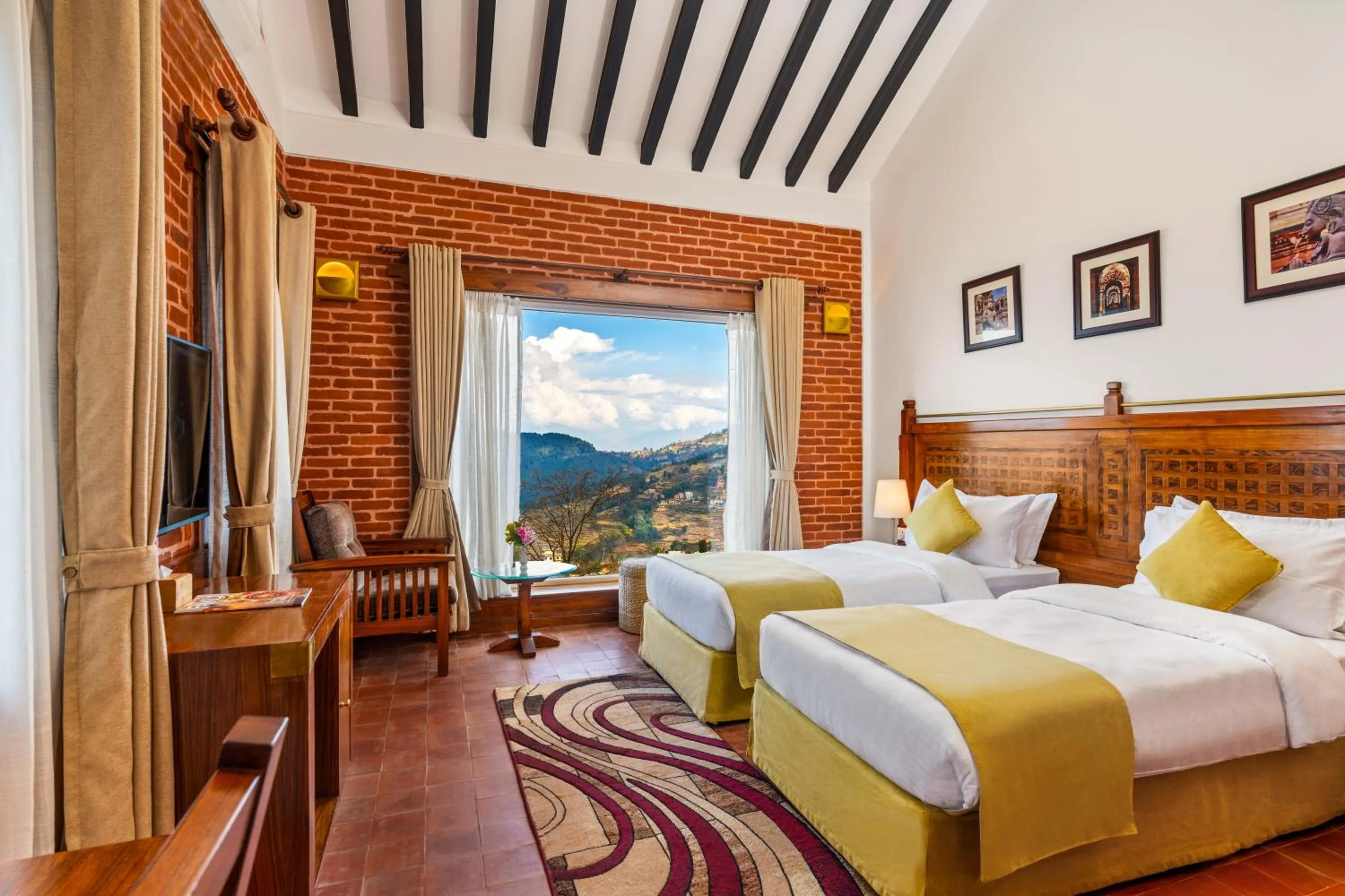 Bedroom, Bed in Soaltee Westend Resort Nagarkot