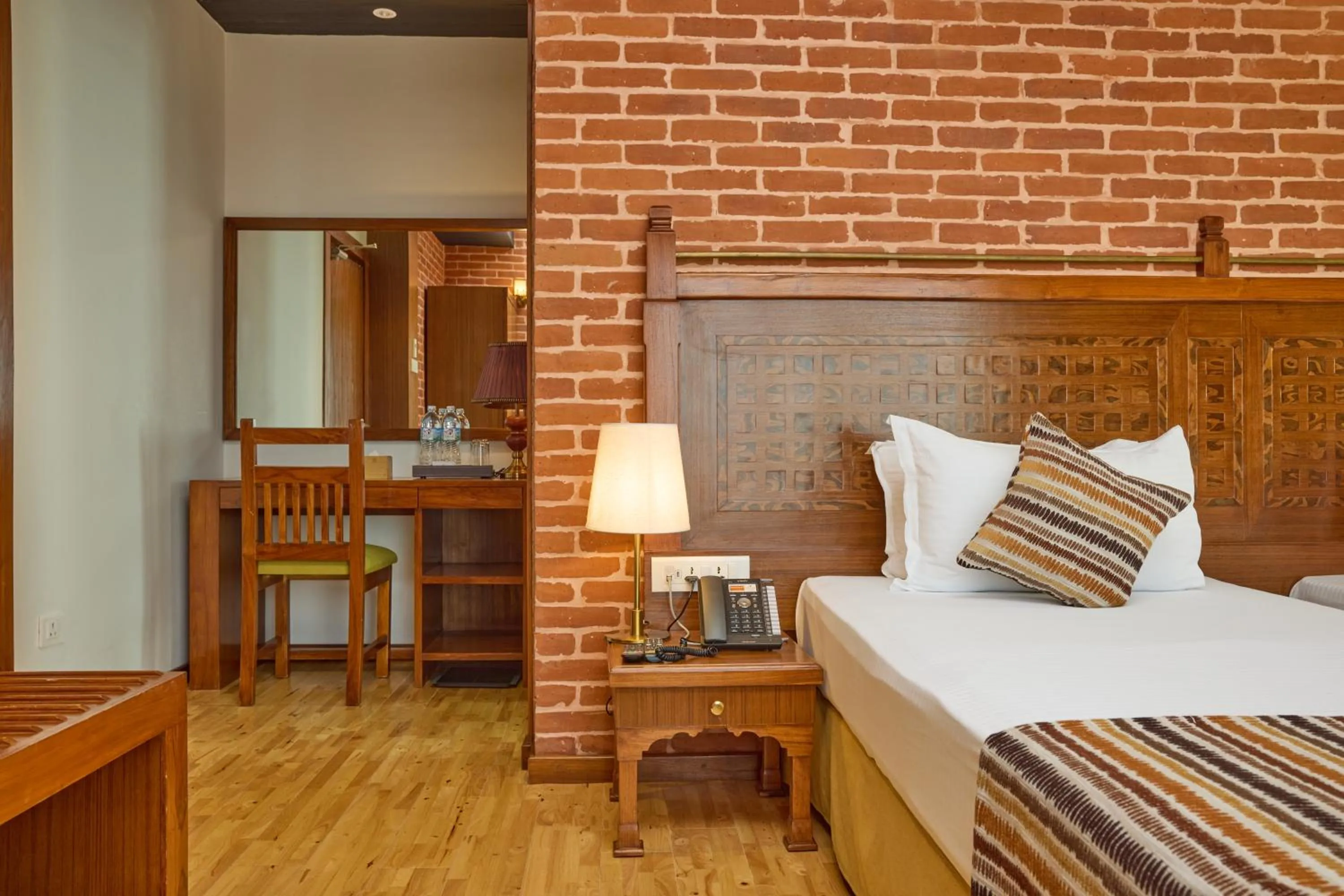 Bed in Soaltee Westend Resort Nagarkot