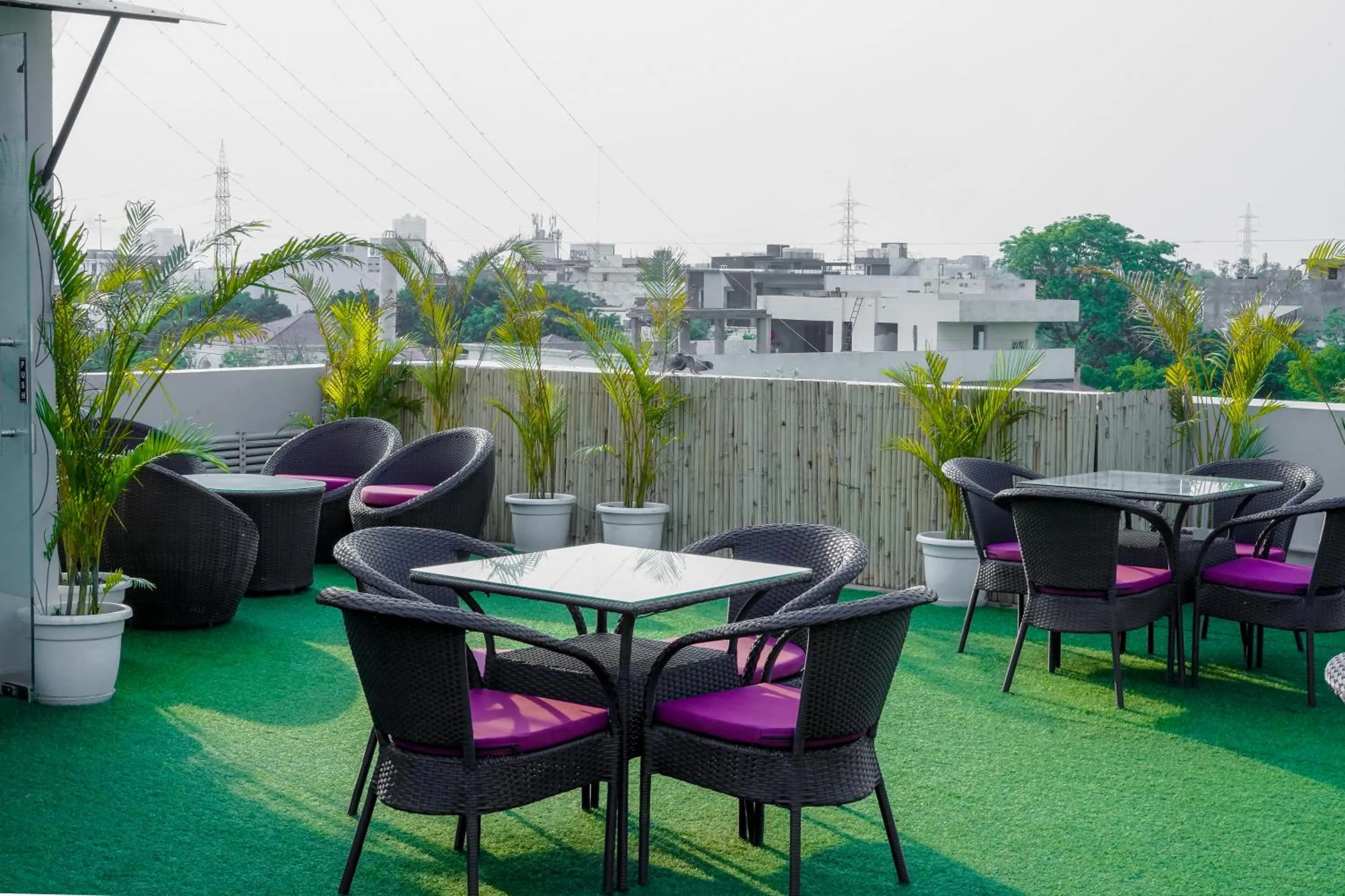 Patio in Saltstayz Select - Huda City Center