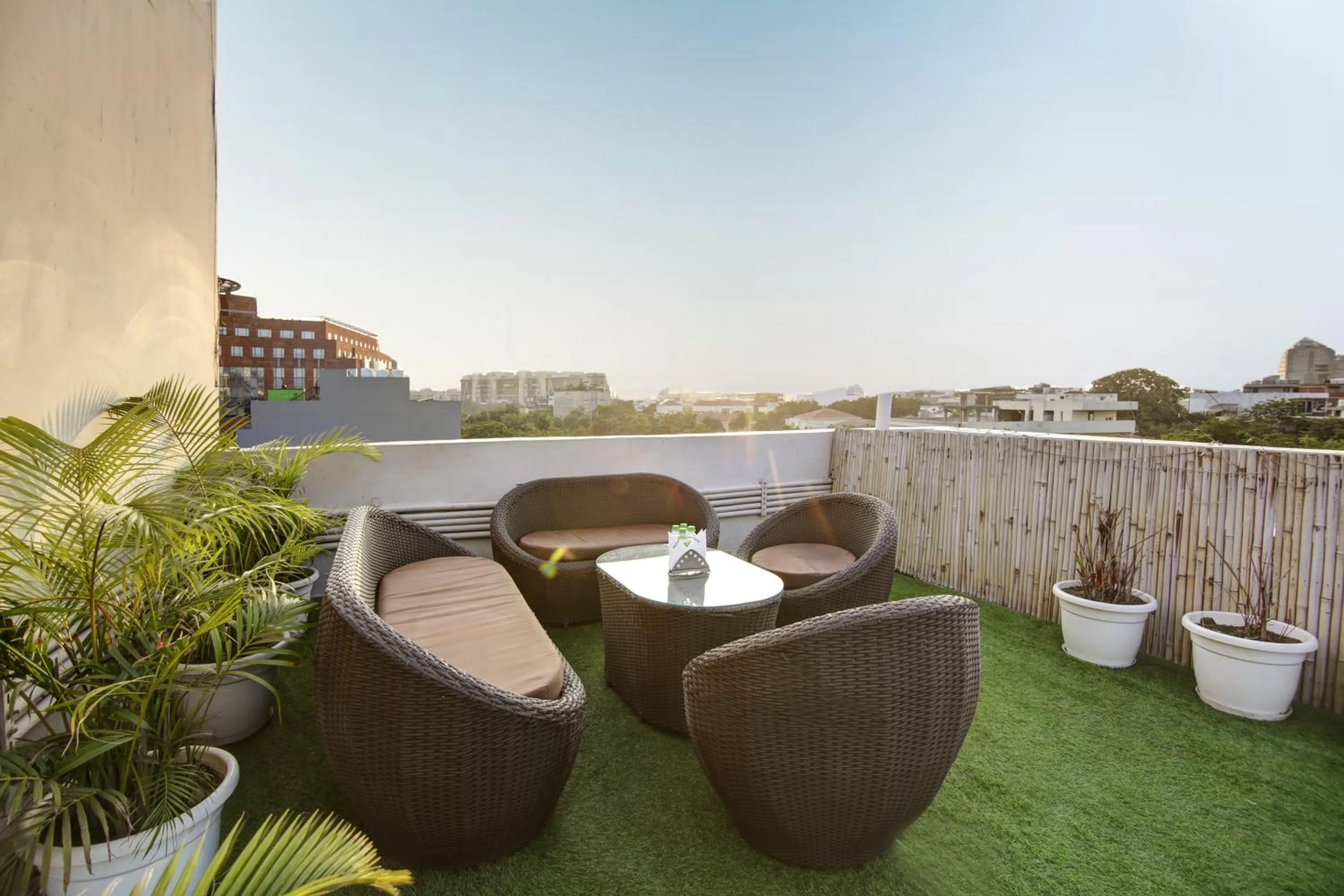 Balcony/Terrace in Saltstayz Select - Huda City Center