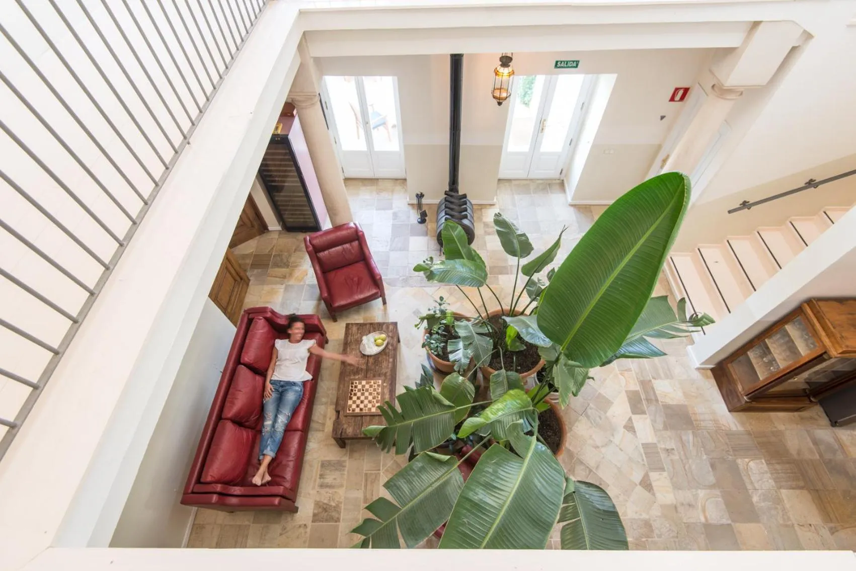 Patio in Hotel La Fuente de la Higuera