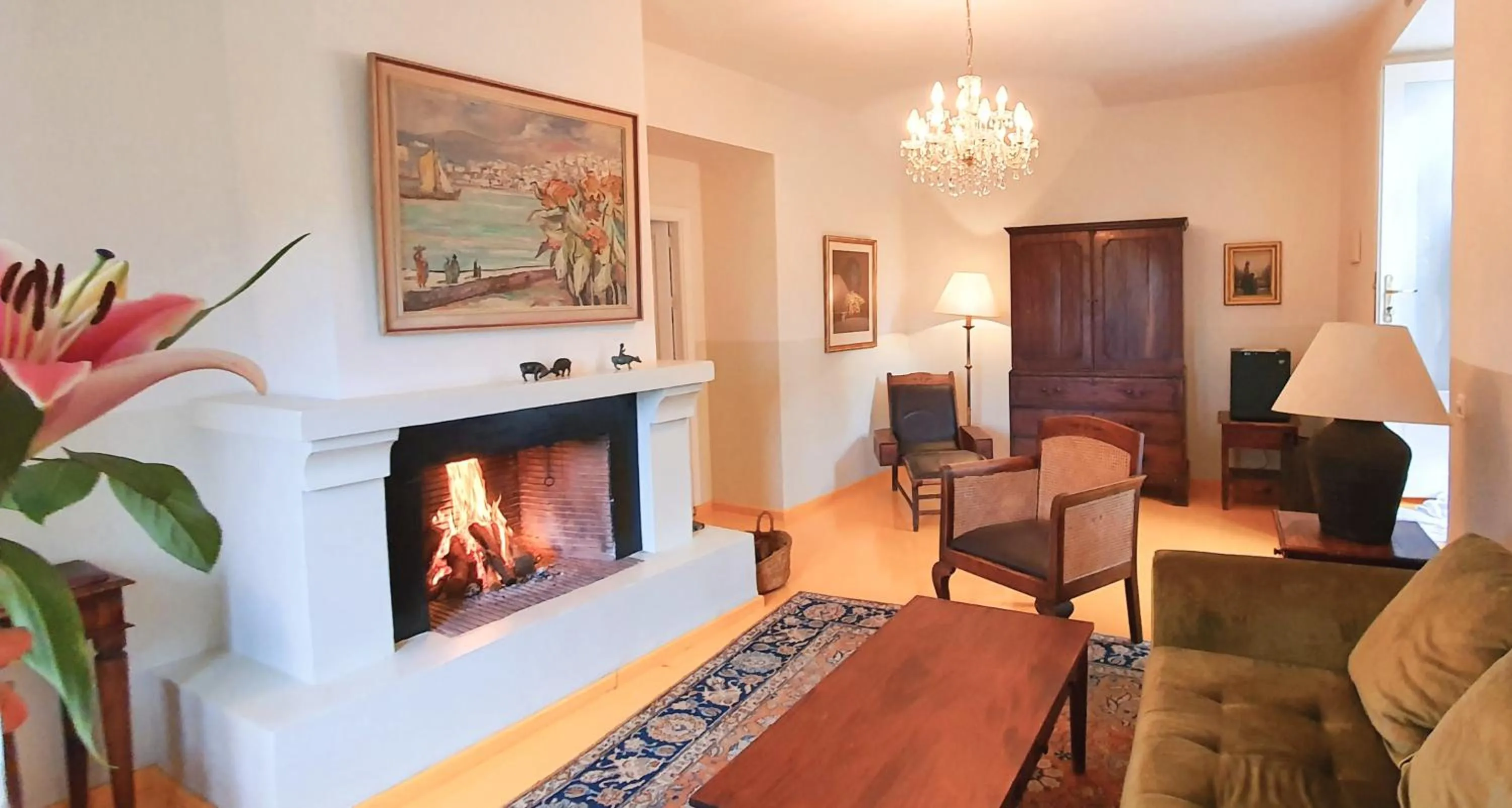 Living room in Hotel La Fuente de la Higuera