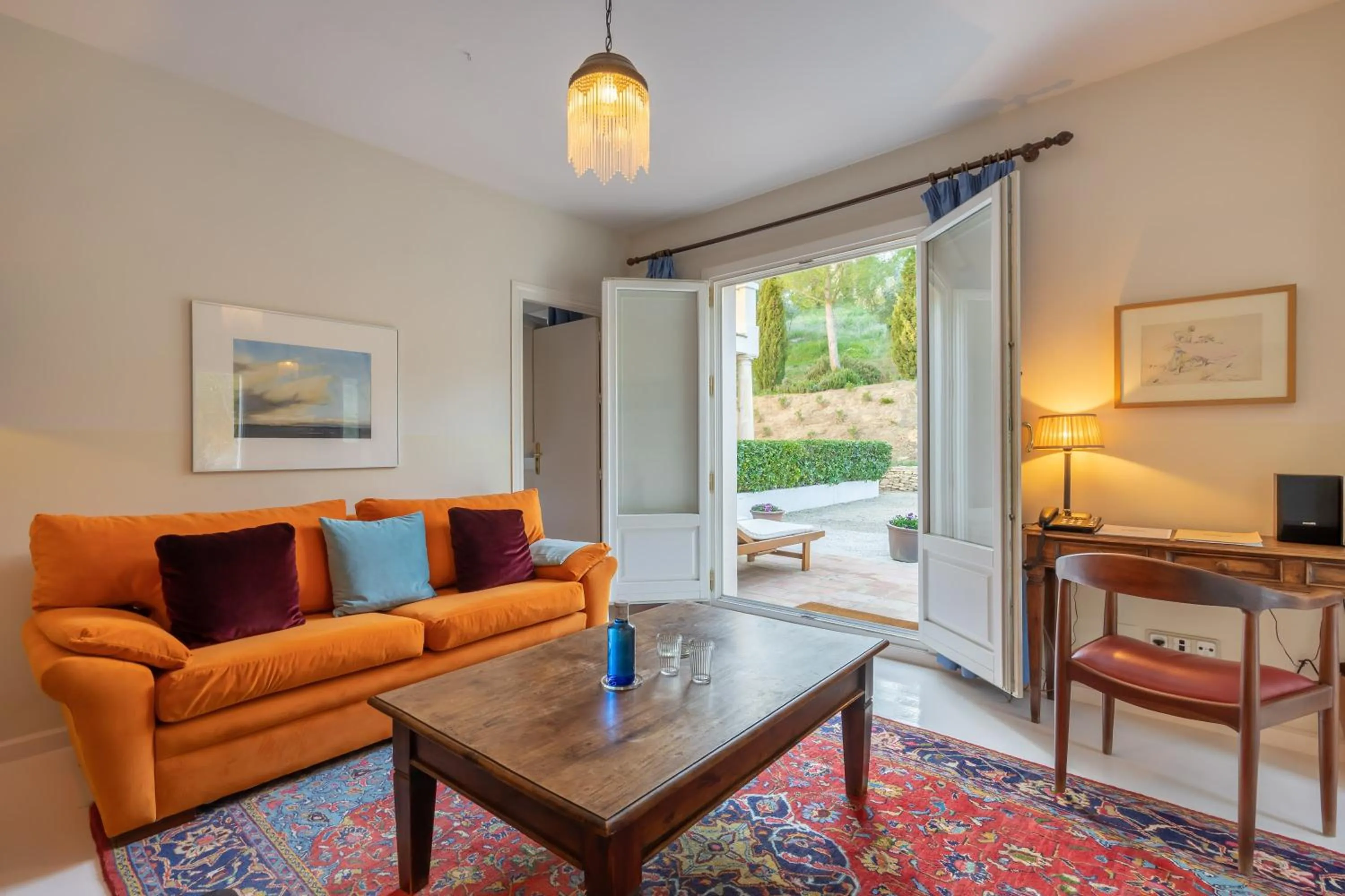 Seating area in Hotel La Fuente de la Higuera