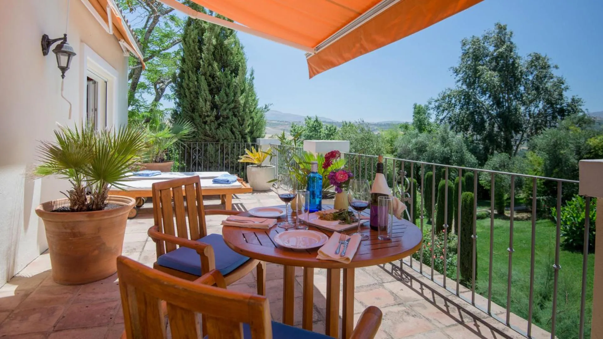 Balcony/Terrace in Hotel La Fuente de la Higuera
