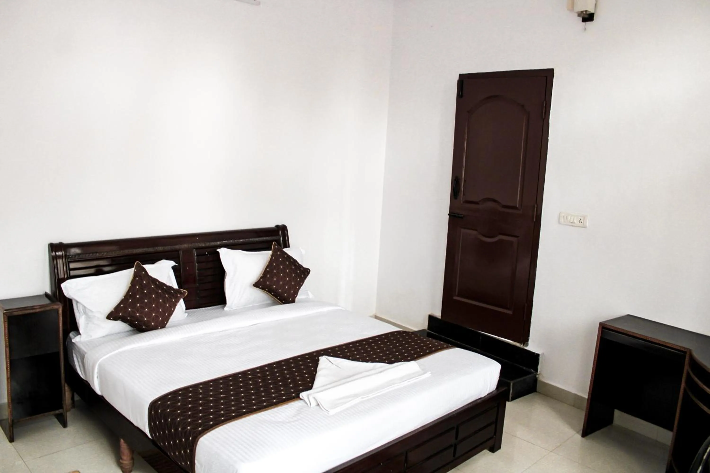 Bed in Advaitha Serenity Resorts