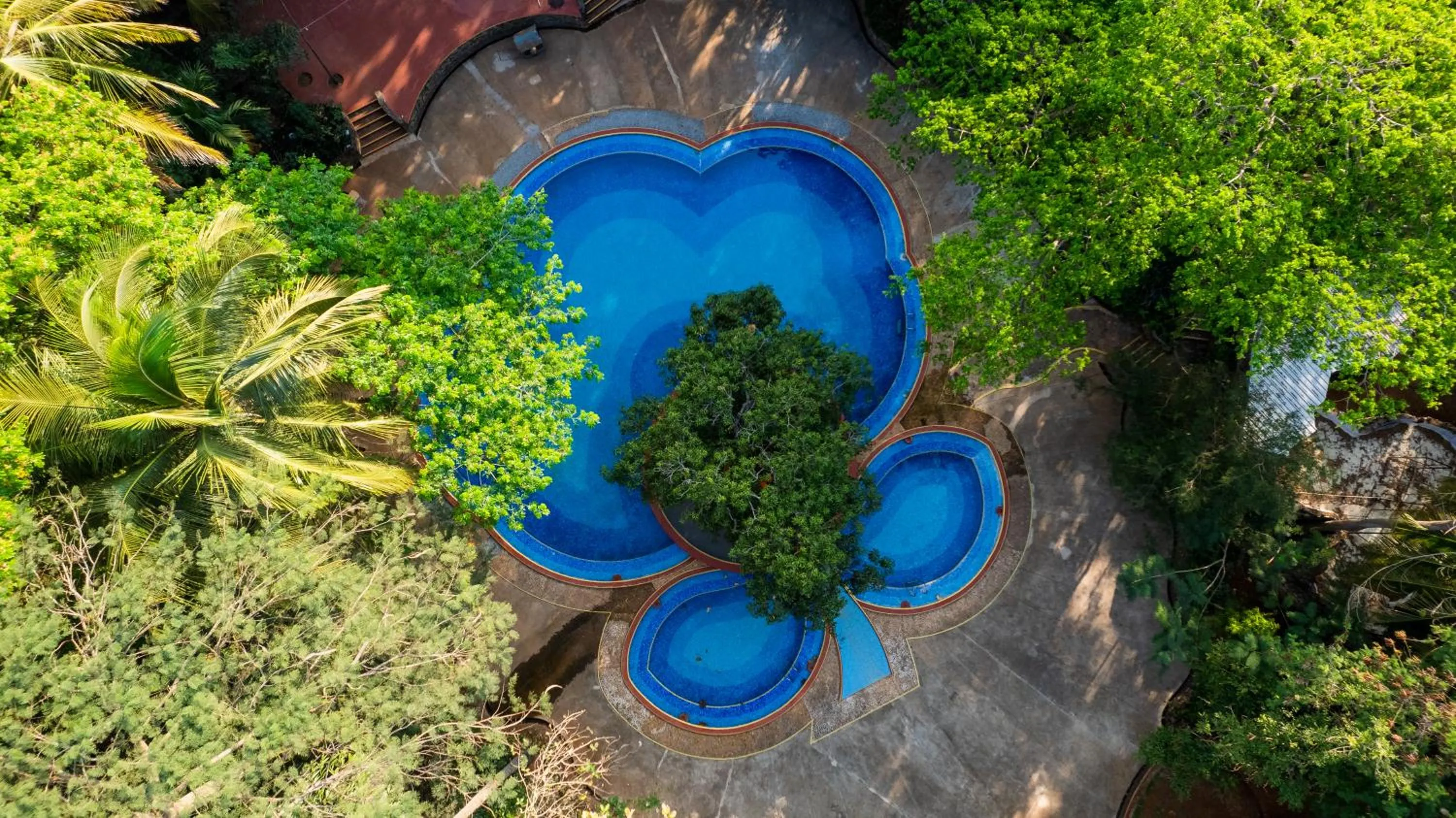 Pool view in Advaitha Serenity Resorts