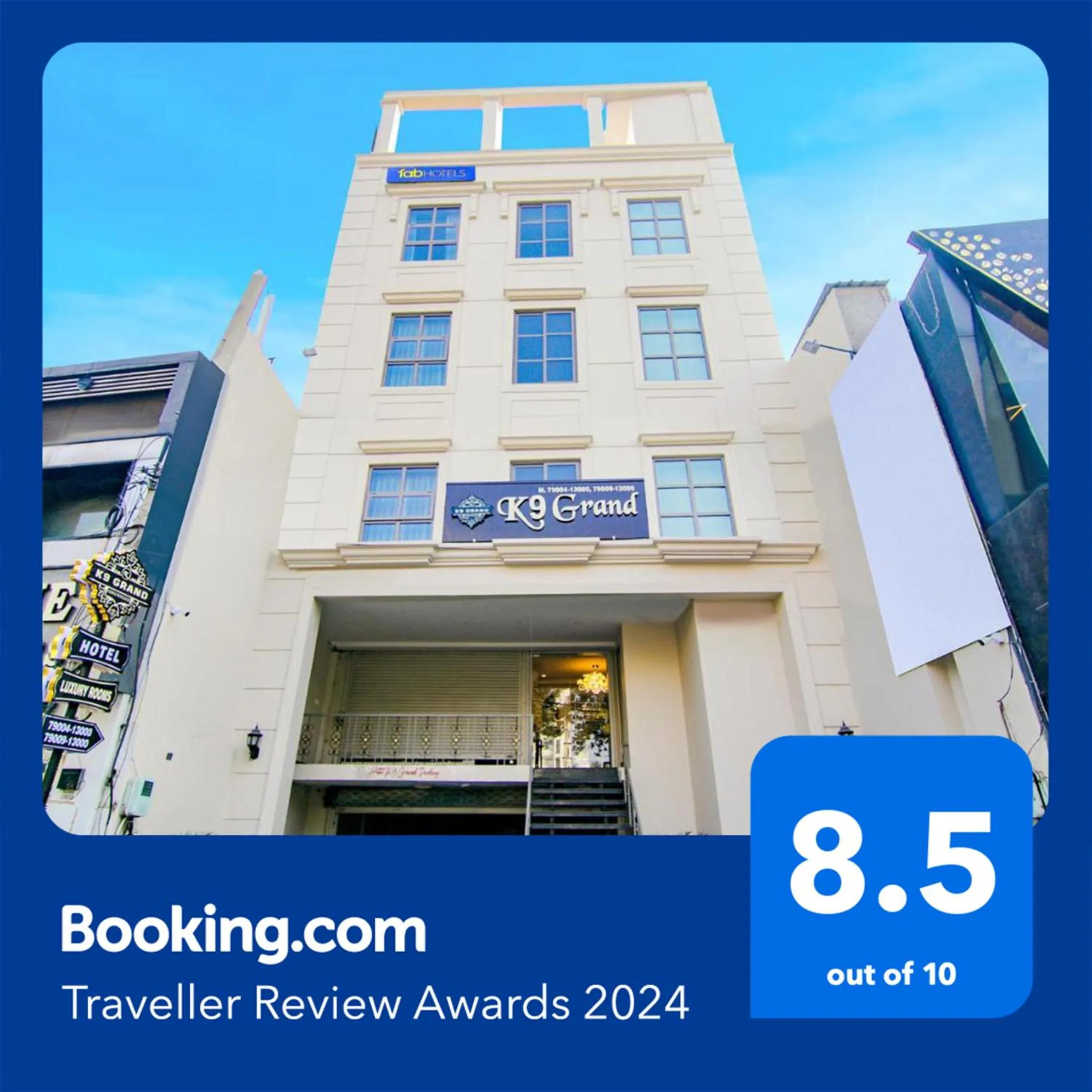 Property building in FabHotel Prime K9 Grand