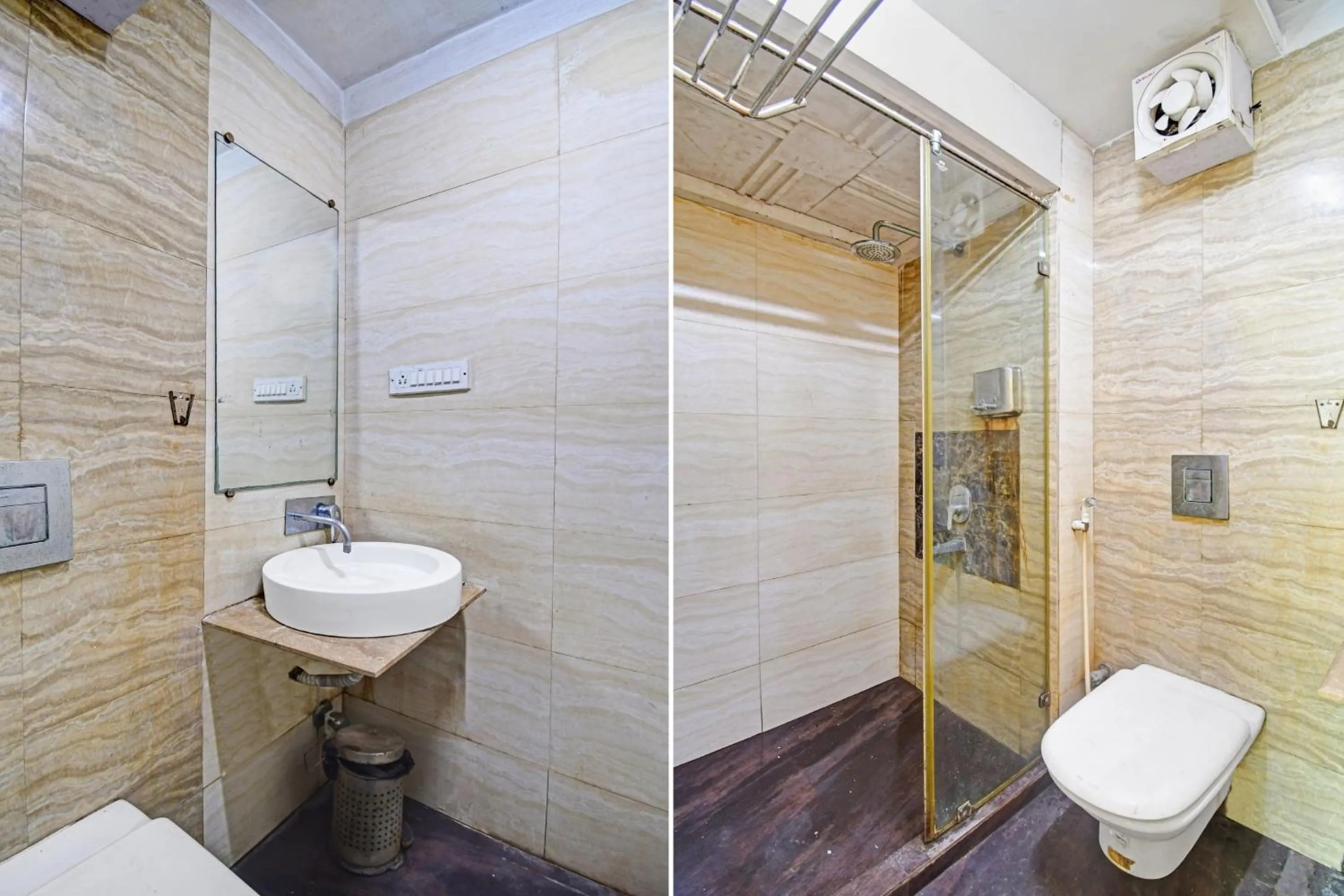 Bathroom in Super Collection O Avenue Regency Near Kalighat Kali Temple