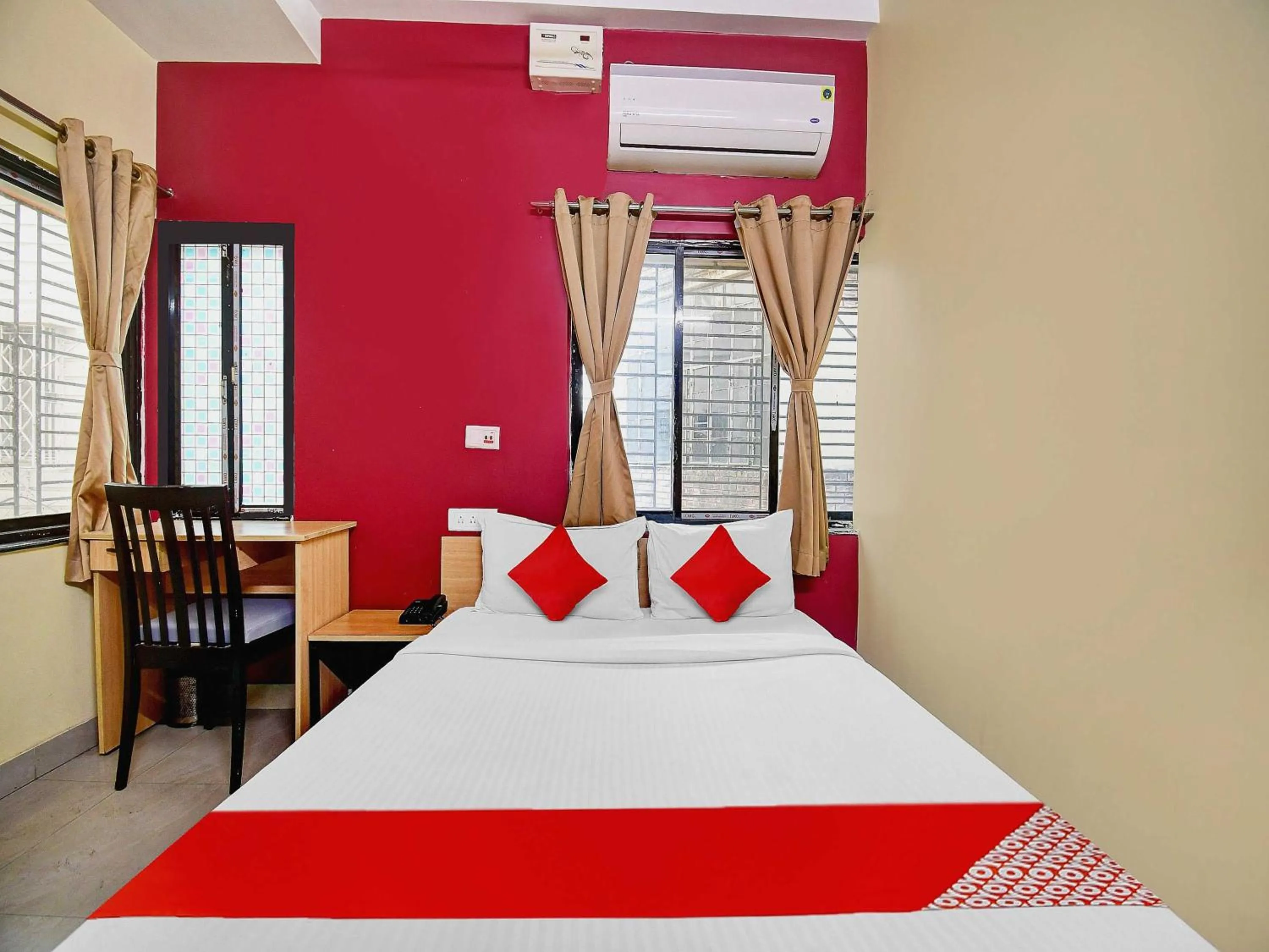 Bedroom, Bed in Hotel O Grand Lazeez Dumurjala outdoor Stadium