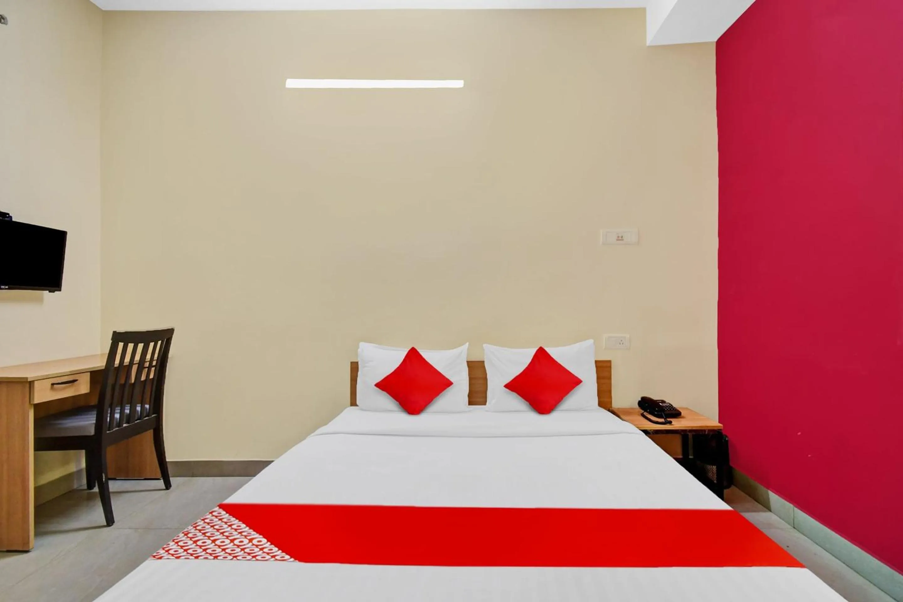 Bedroom, Bed in Hotel O Grand Lazeez Dumurjala outdoor Stadium
