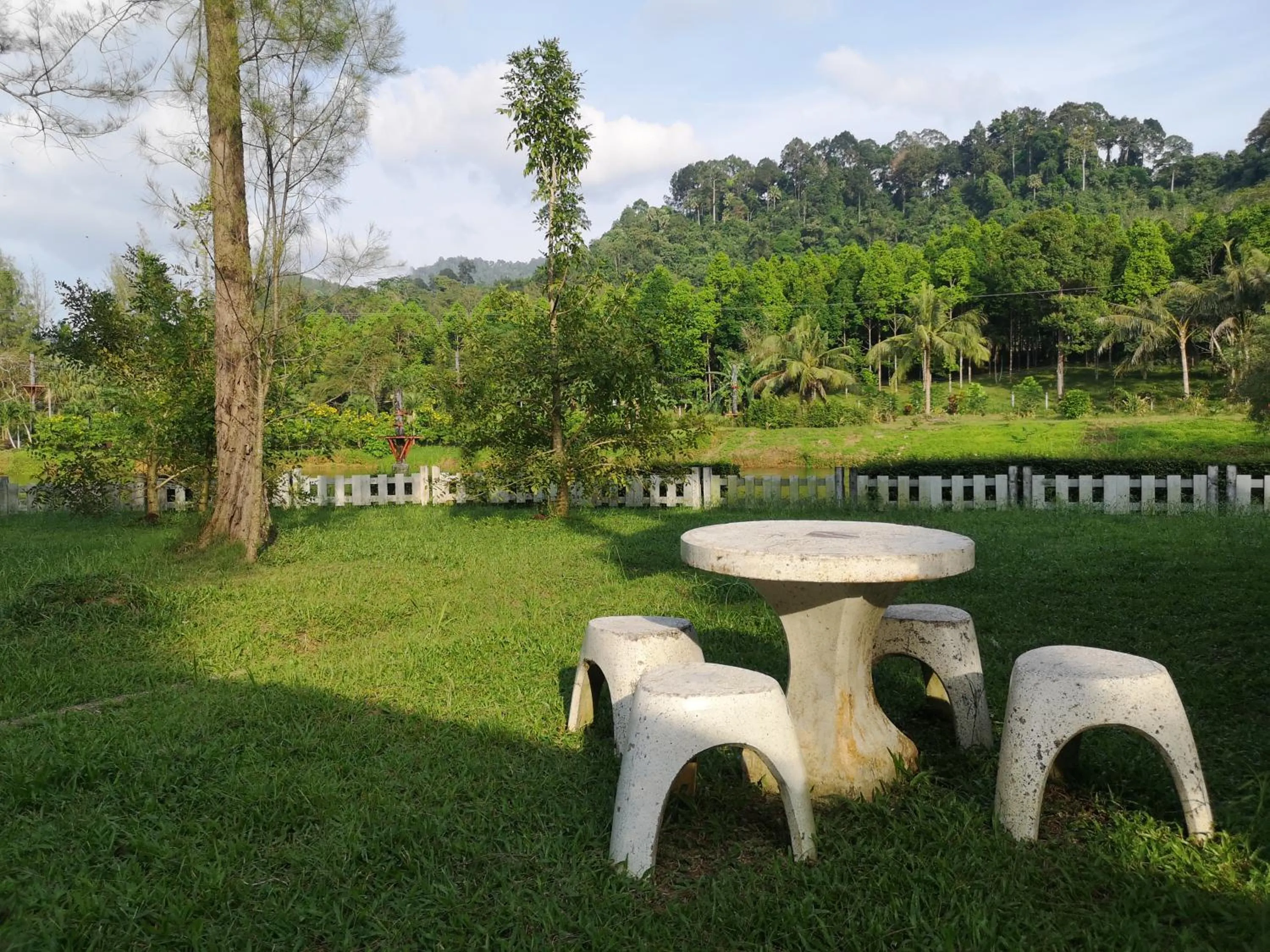 Inner courtyard view in Mrs. Swan Hotel