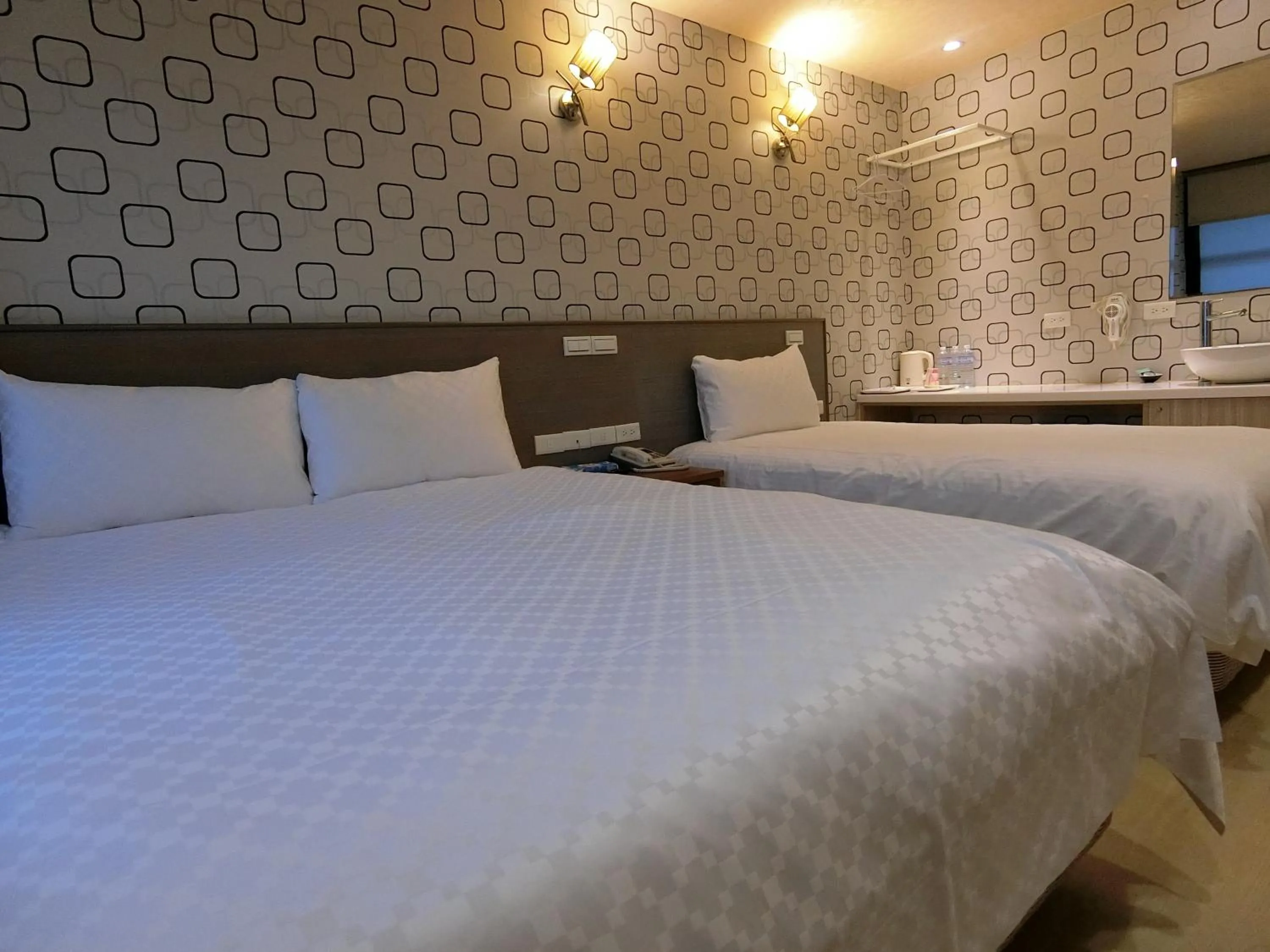 Bed in Taiwan Seven Days Boutique Hotel