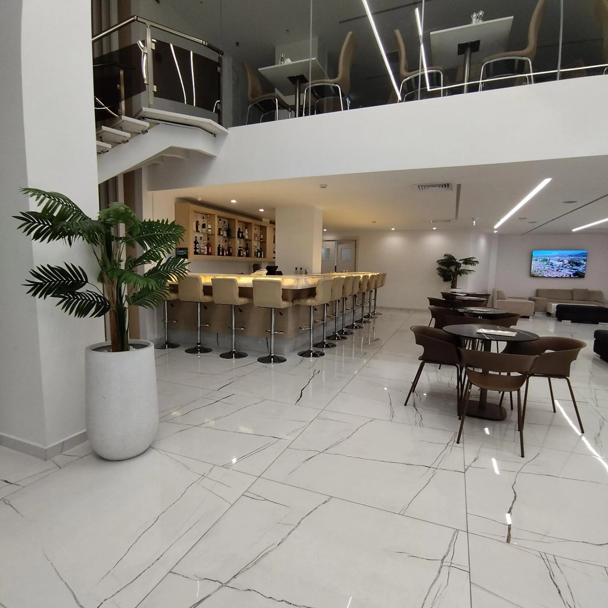 Lounge or bar in International Atene hotel