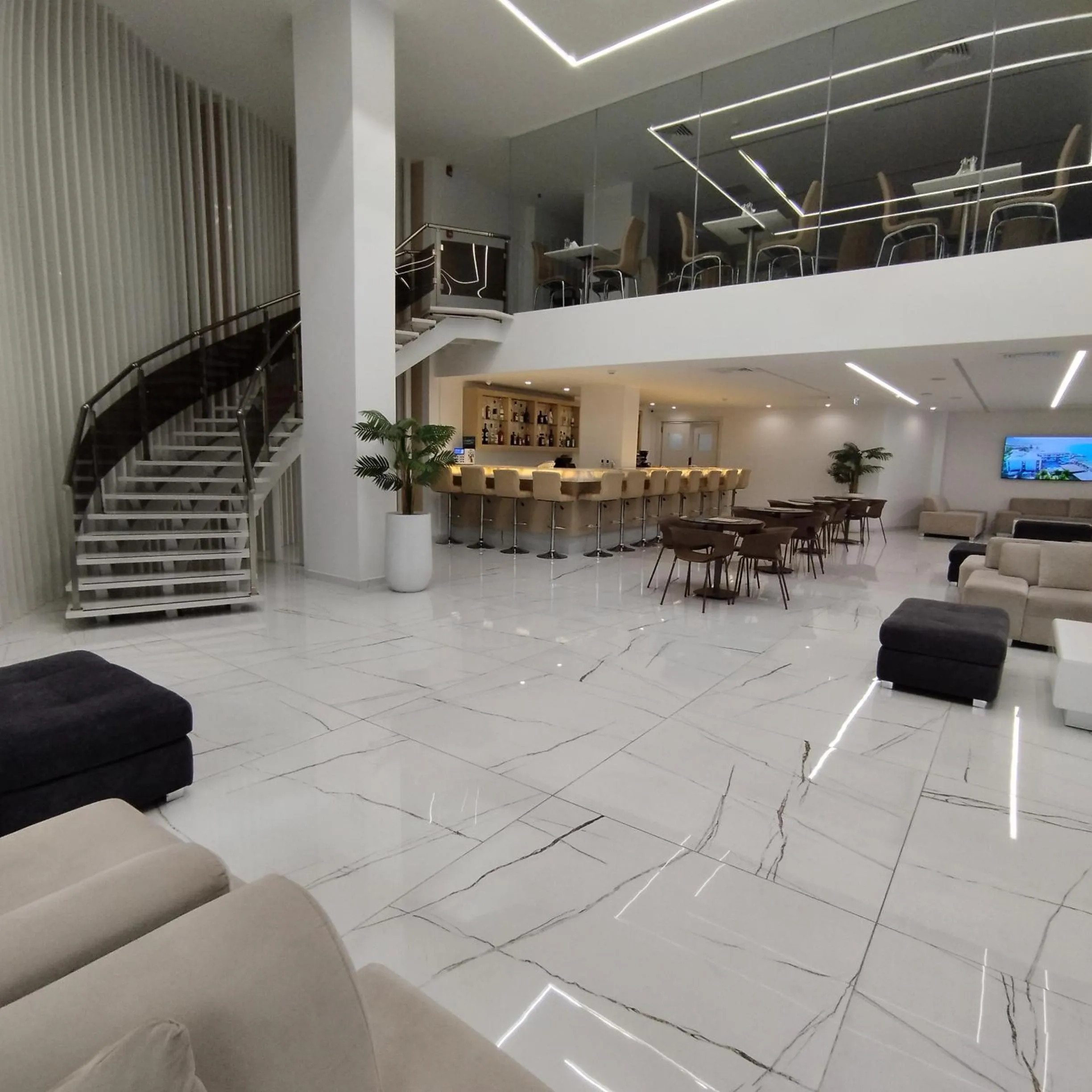 Lobby or reception in International Atene hotel