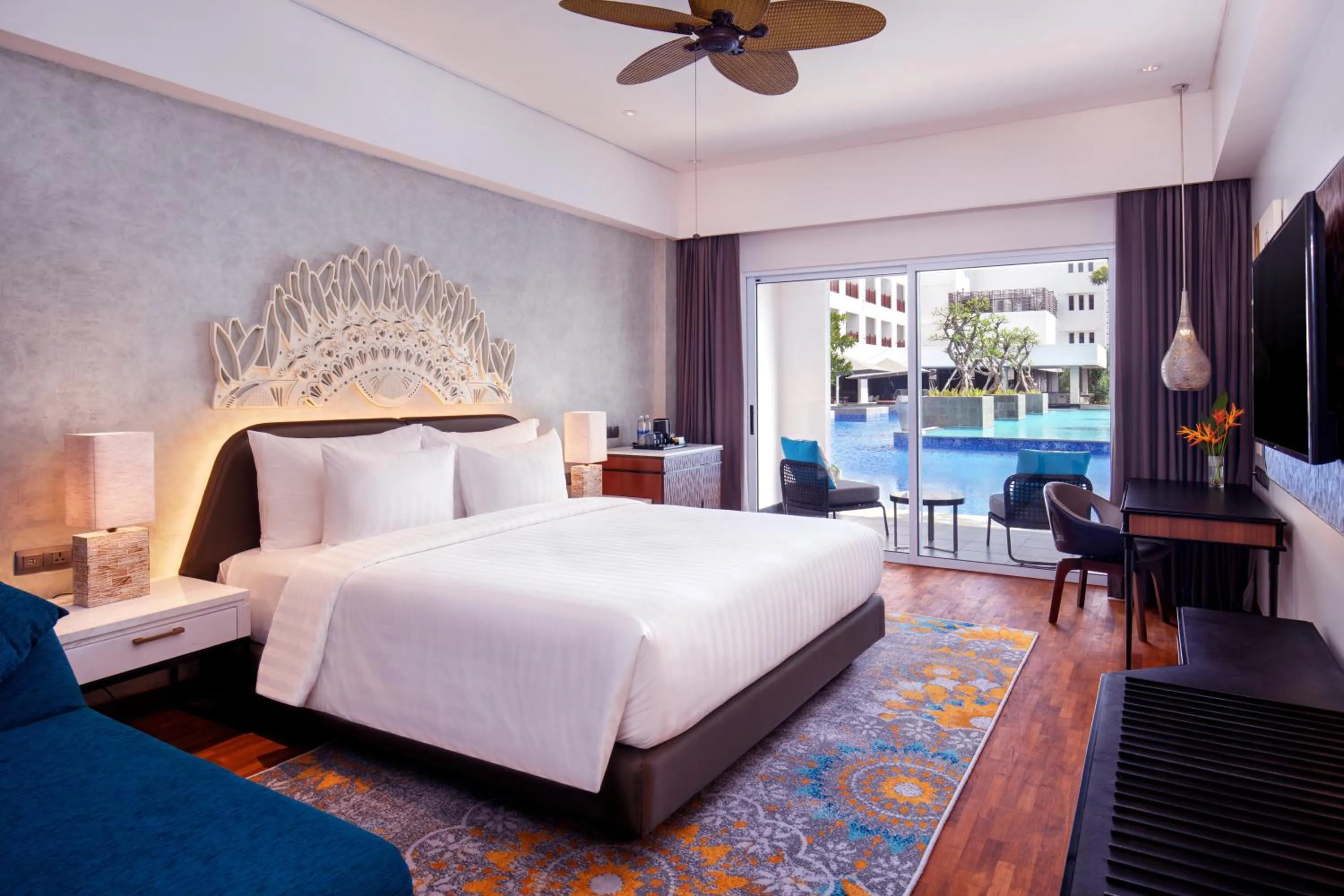 Bedroom, Bed in Grand Mercure Bali Seminyak