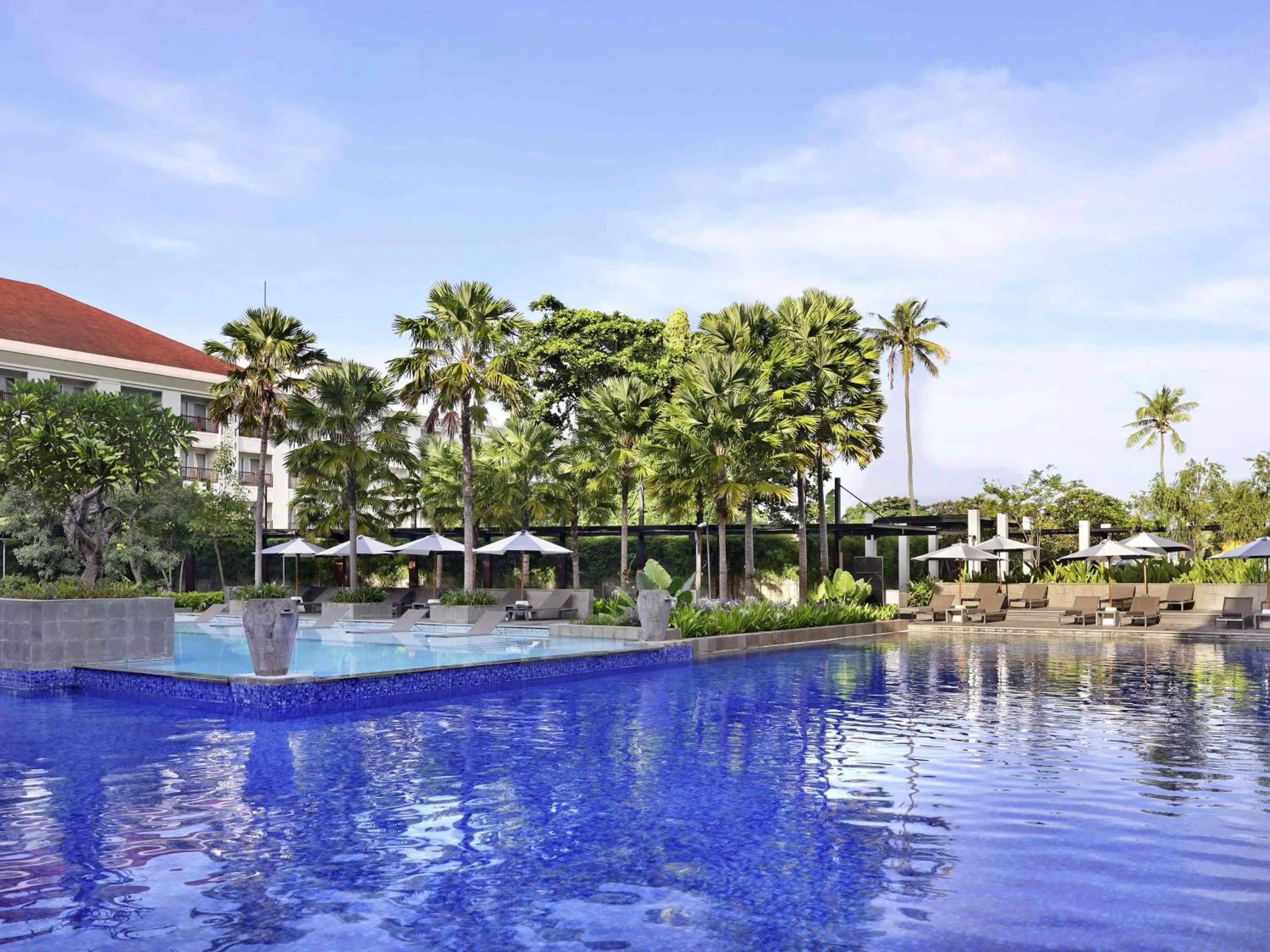 Pool view in Grand Mercure Bali Seminyak